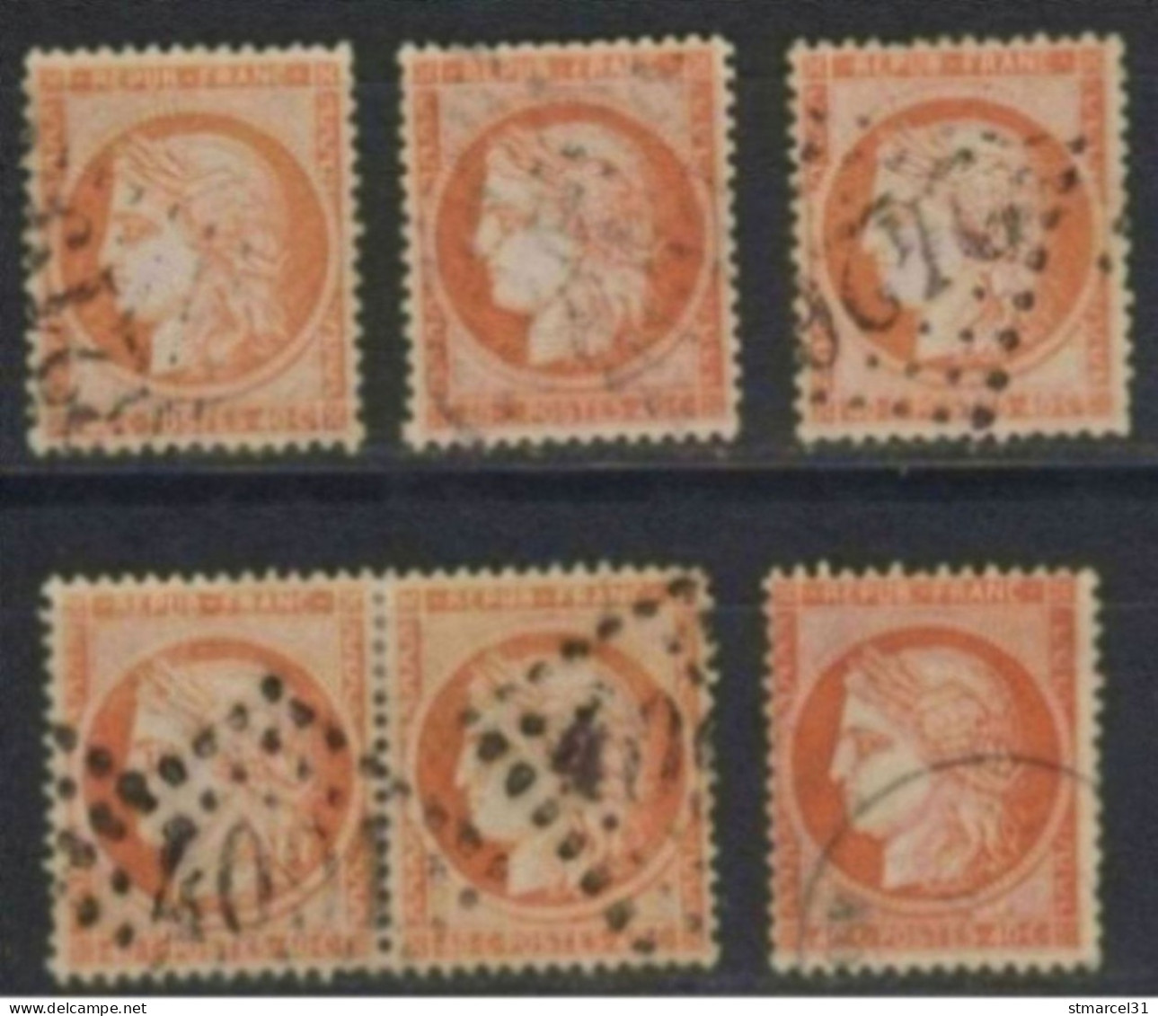 LUXE Avec TBC Nuances Du N°38 - 1870 Belagerung Von Paris