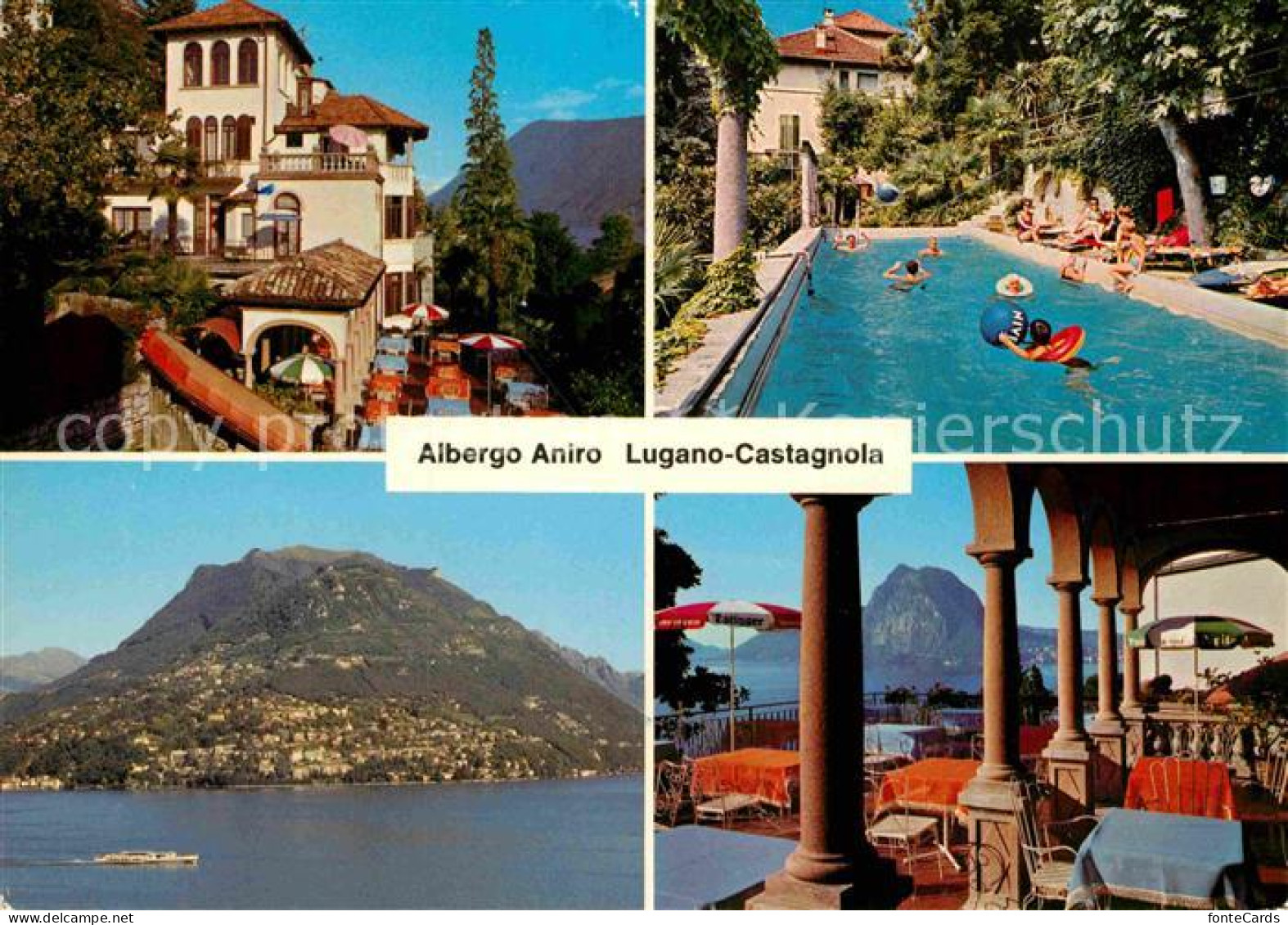 12841113 Lugano Lago Di Lugano Albergo Garni Aniro Lugano Lago Di Lugano - Sonstige & Ohne Zuordnung