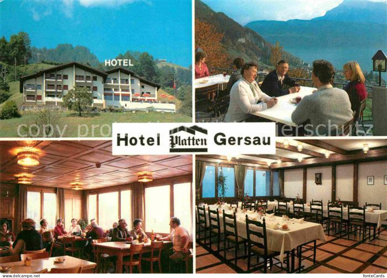 12840850 Gersau Vierwaldstaettersee Hotel Platten Gersau - Autres & Non Classés