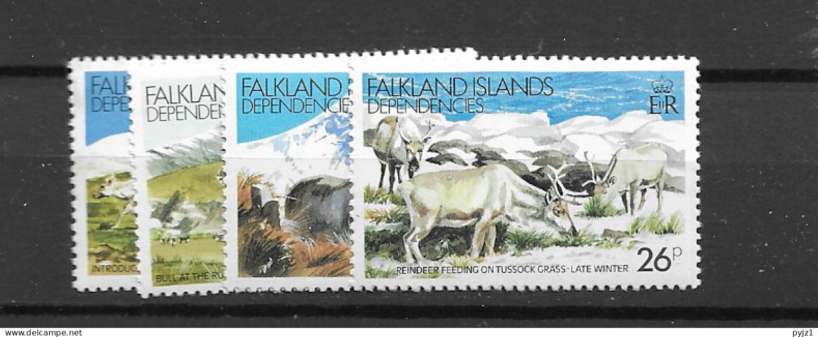 1982 MNH Falkland Islands Dependencies Mi 102-05 Postfris** - Islas Malvinas