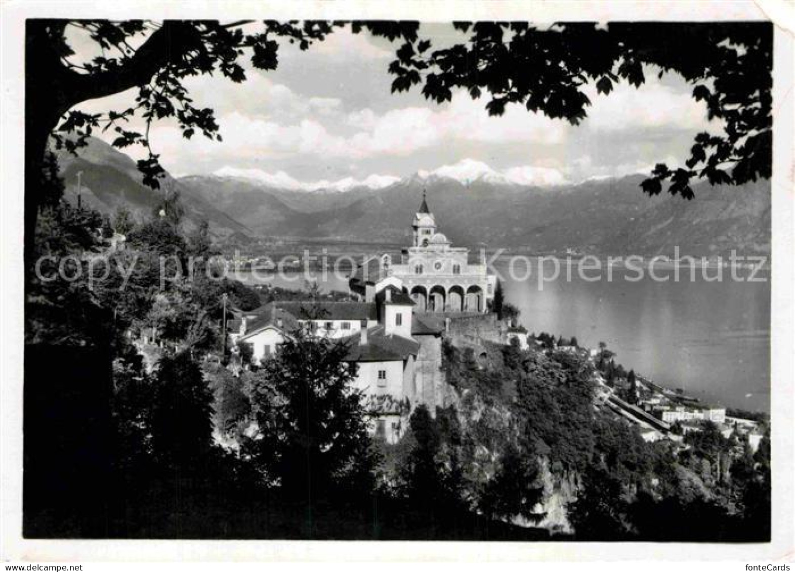 12840612 Locarno Lago Maggiore Basilica Santuario Madonna Del Sasso Kloster Alpe - Sonstige & Ohne Zuordnung