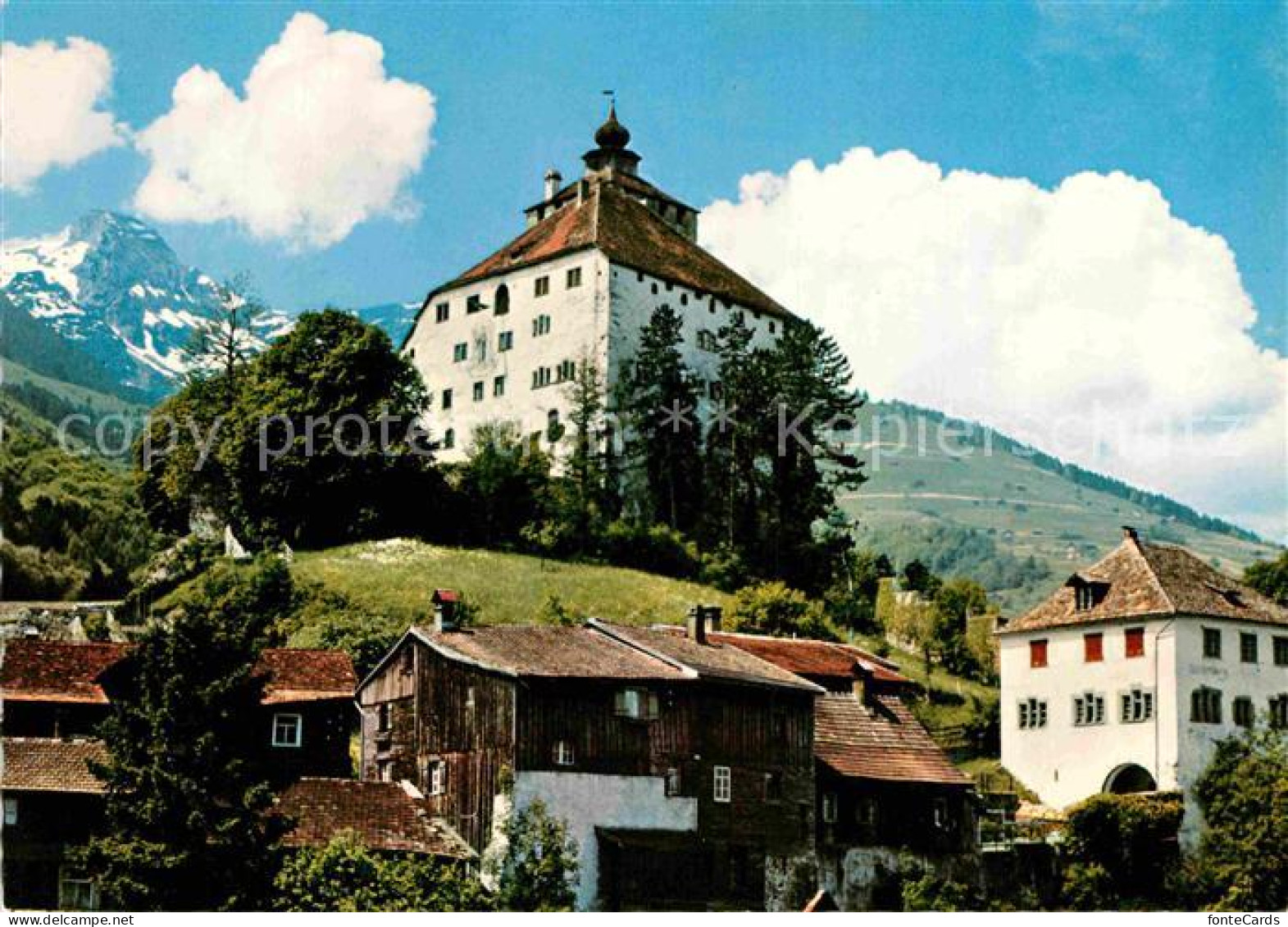 12839241 Buchs LU Schloss Werdenberg Mit Margelkopf Buchs LU - Autres & Non Classés