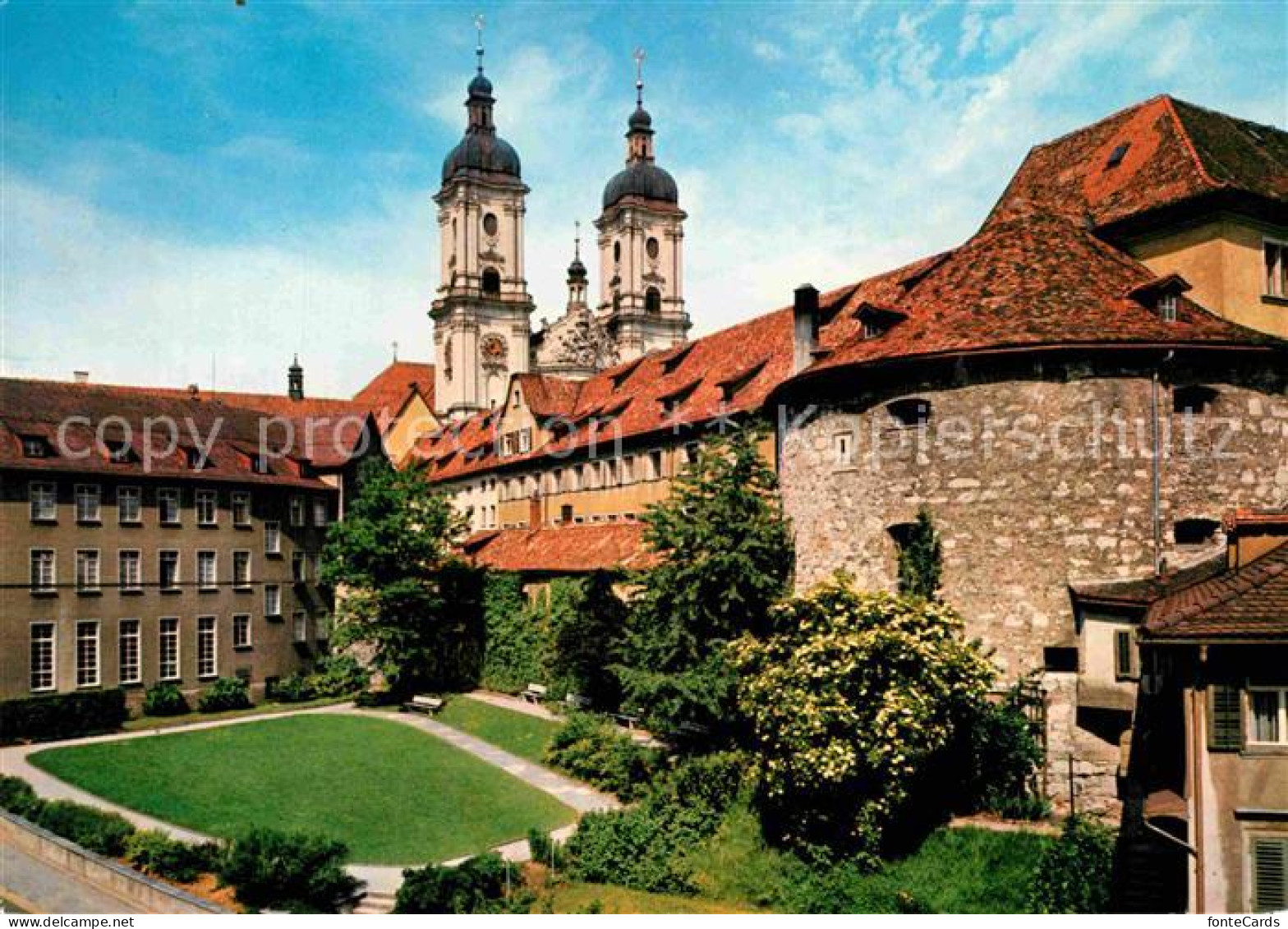 12839238 St Gallen SG Barock-Kathedrale Mit Rundturm St Gallen - Other & Unclassified