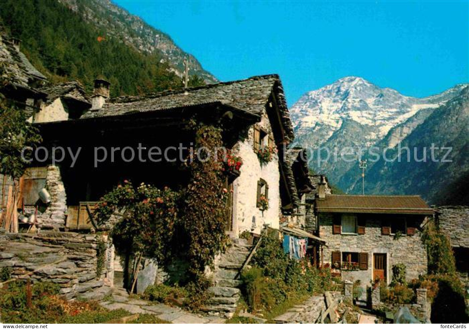 12837190 Sonogno Bergdorf Verzascatal Alpen Sonogno - Sonstige & Ohne Zuordnung