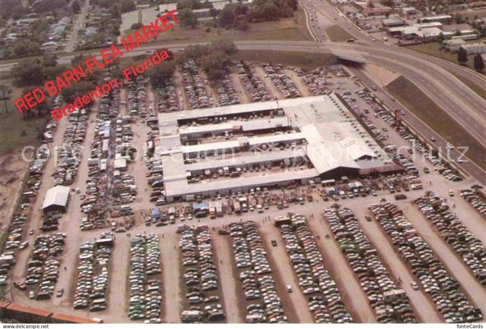 12834246 Bradenton Luftaufnahme Red Barn Flea Market Plaza - Other & Unclassified