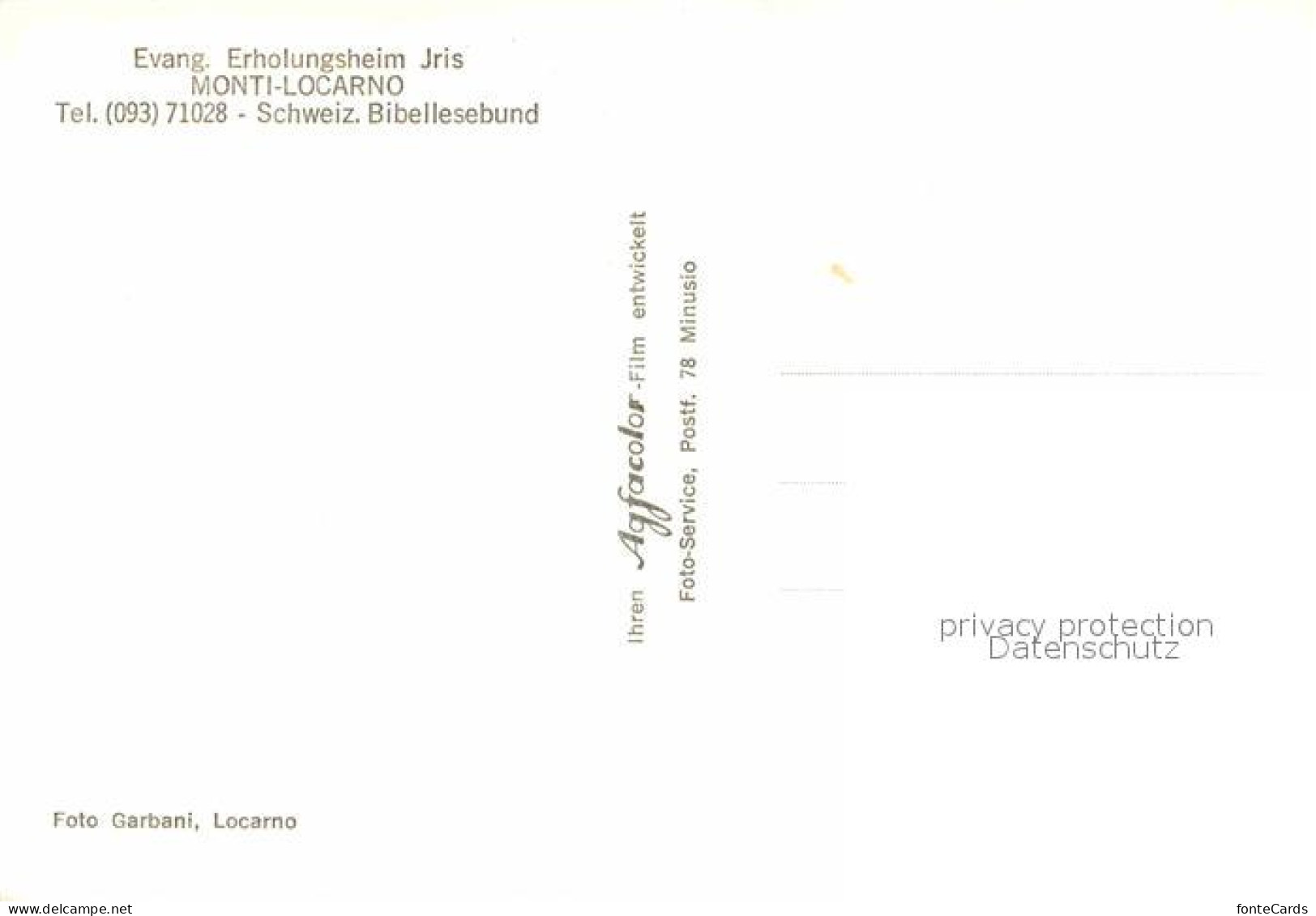 12831873 Monti Locarno TI Pensione Iris Erholungsheim Bibellesebund Locarno - Other & Unclassified