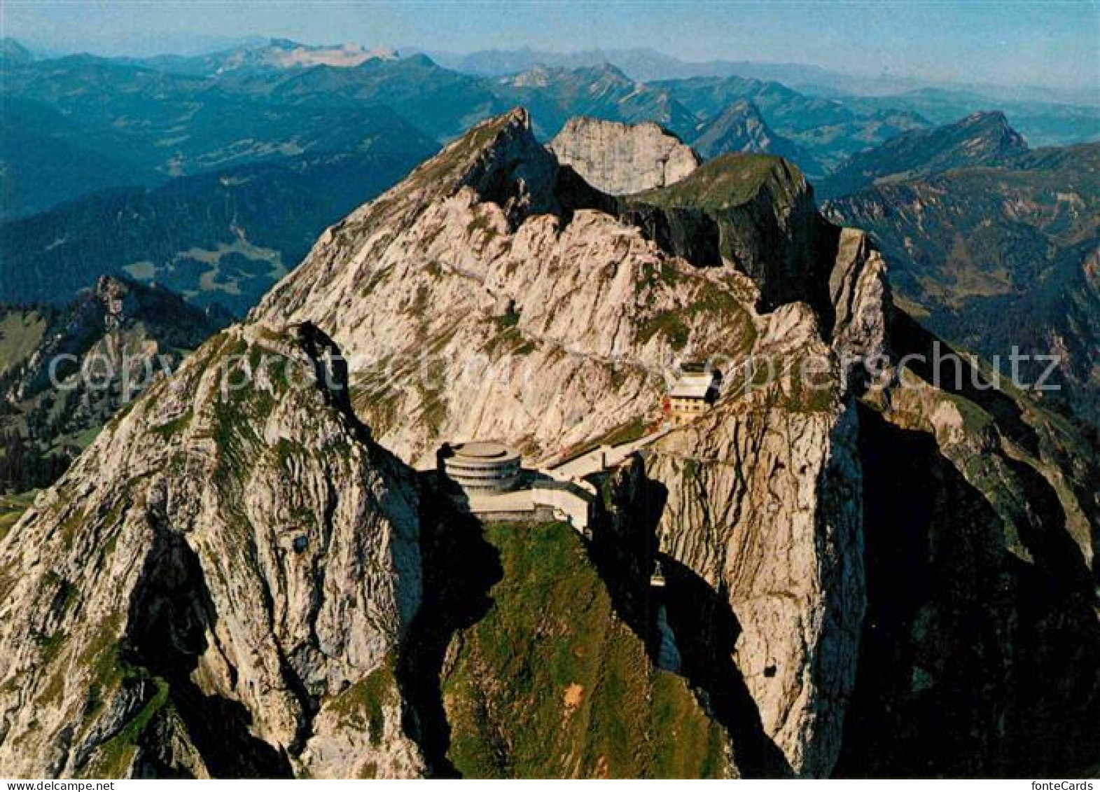 12829172 Pilatus Kulm Berghotel Gipfelstation Bergbahn Gebirgspanorama Fliegerau - Otros & Sin Clasificación