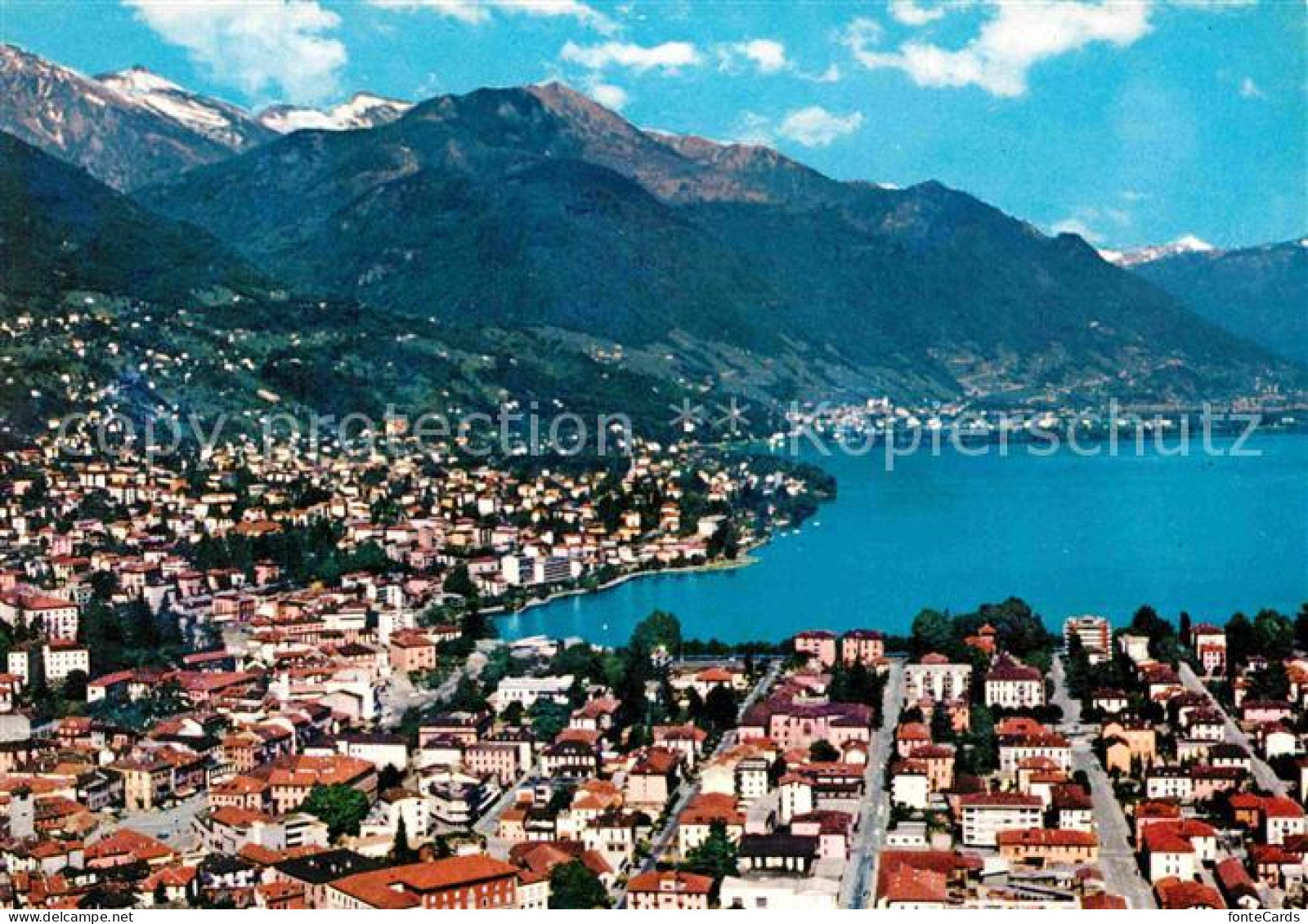 12827101 Locarno Lago Maggiore Veduta Aerea Alpi Locarno - Other & Unclassified