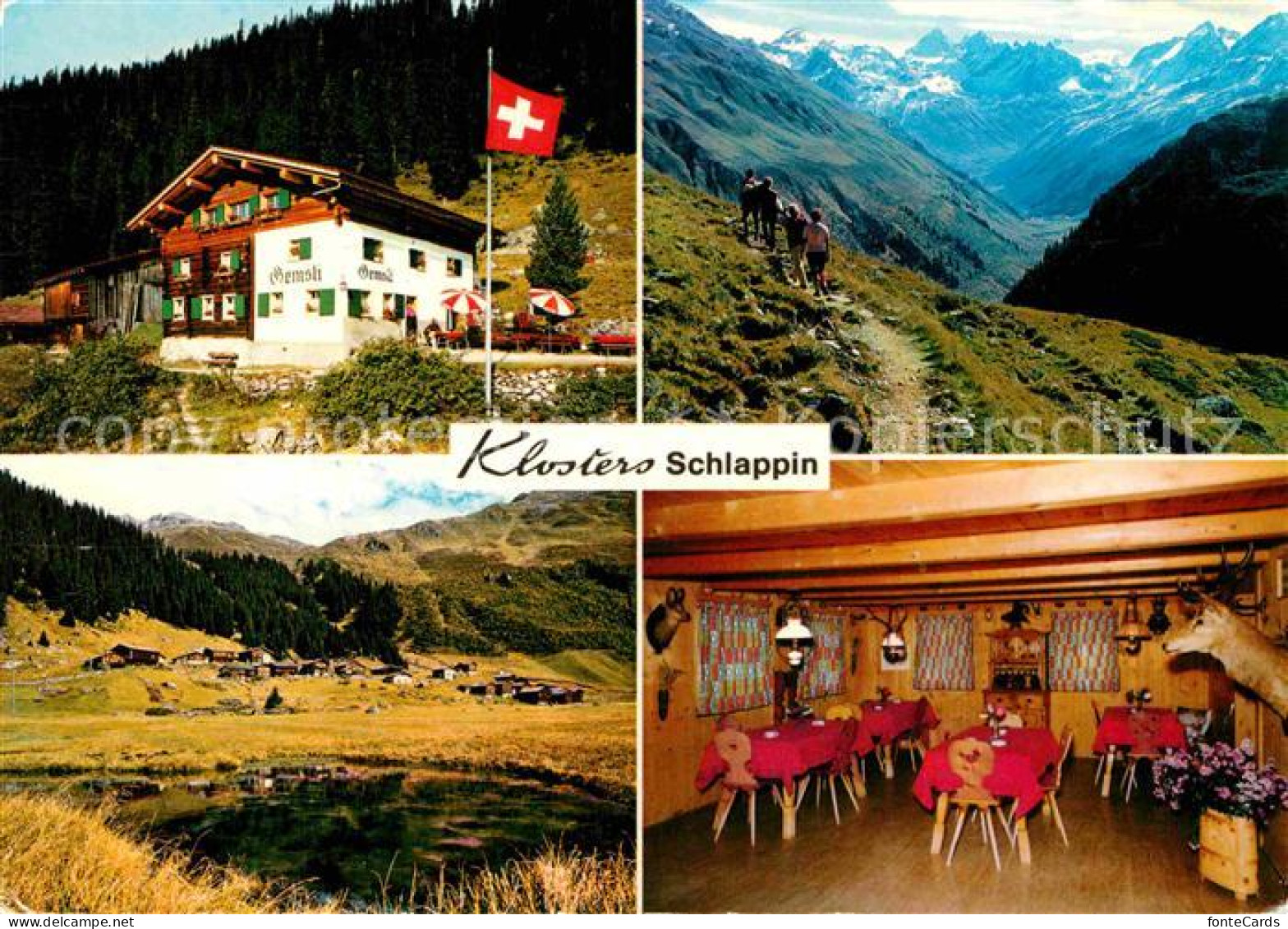 12825001 Klosters GR Schlappin Restaurant Berghaus  Klosters GR - Andere & Zonder Classificatie