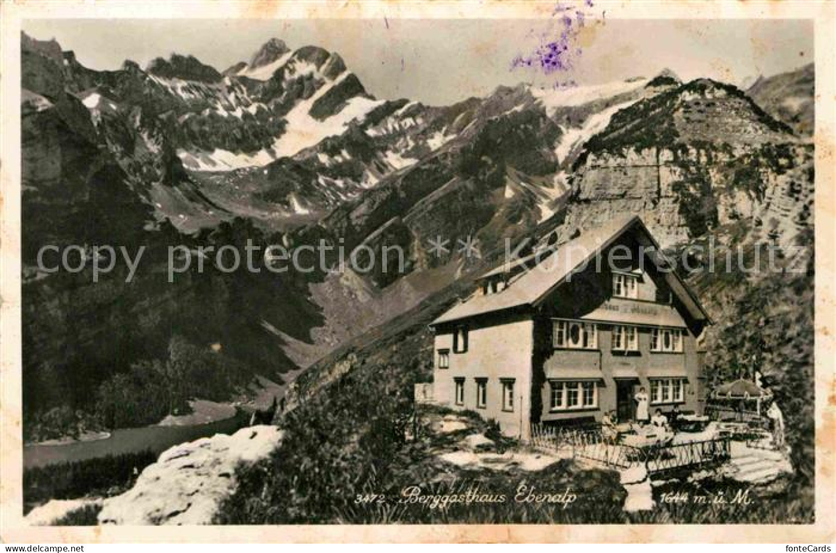 12823118 Ebenalp Berggasthaus Appenzeller Alpen Ebenalp - Autres & Non Classés