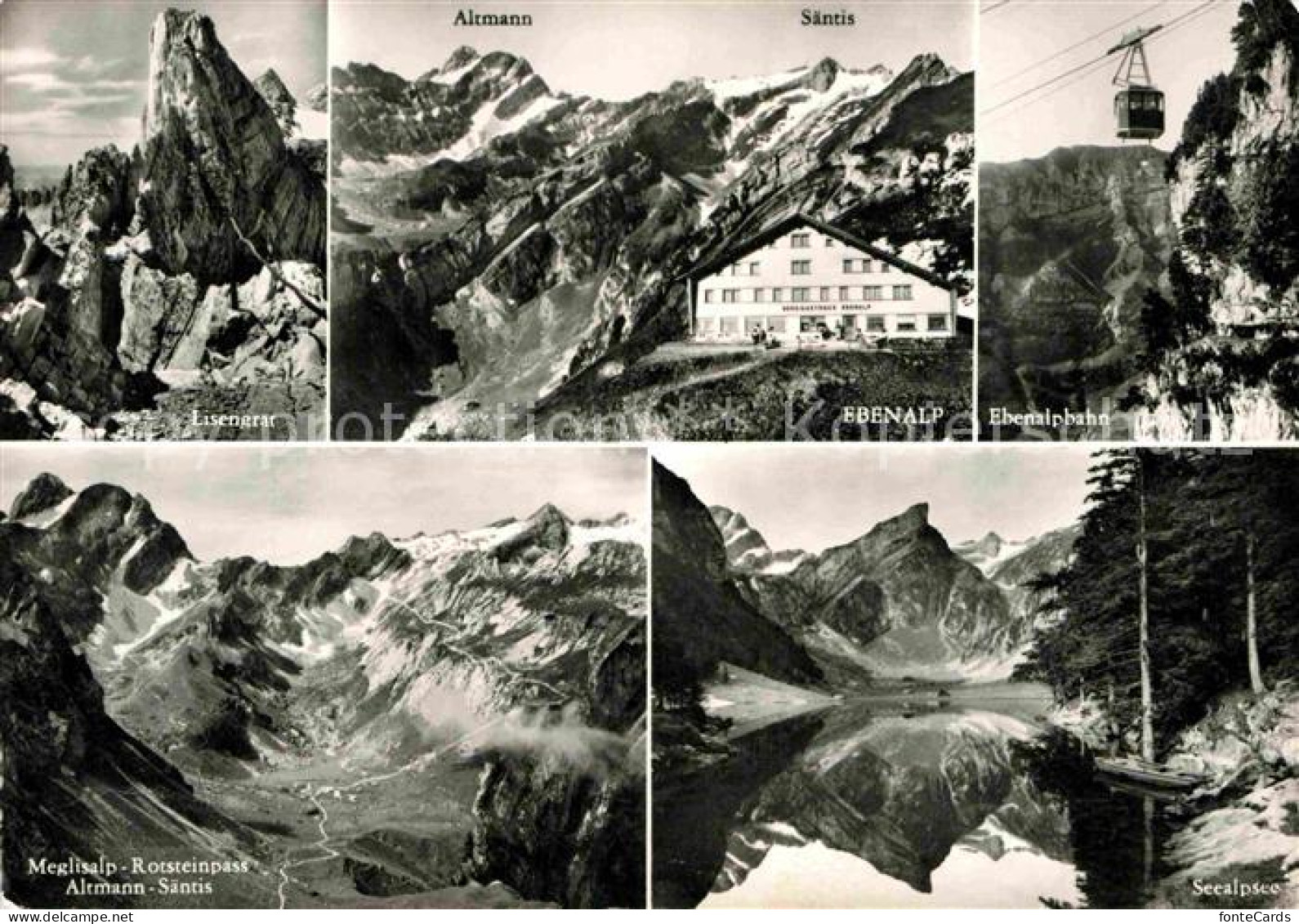 12821544 Alpstein Lisengrat Ebenalp Ebenalpbahn Seealpsee Altmann Saentis Alpste - Andere & Zonder Classificatie