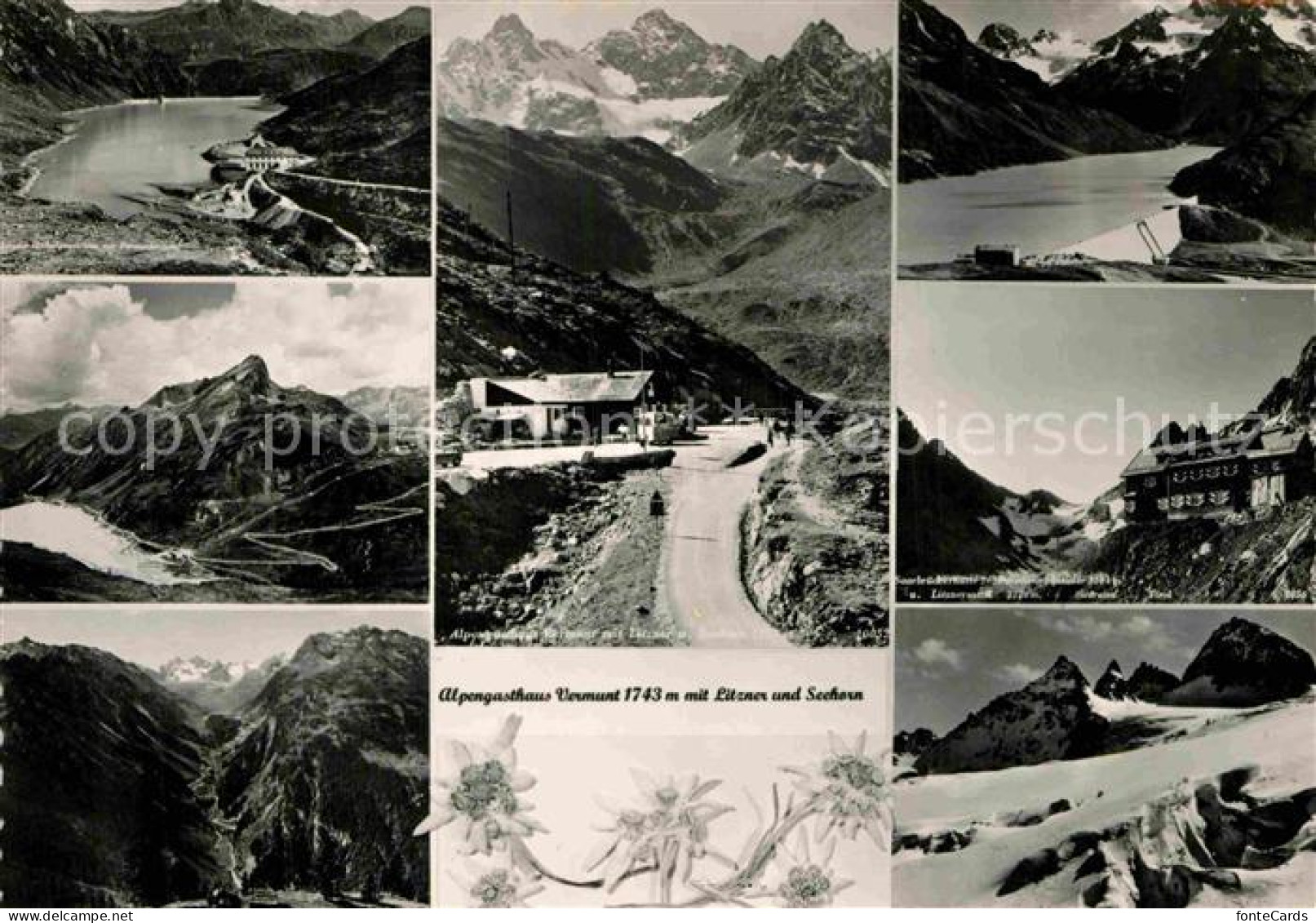 12819310 Silvretta Stausee Alpengasthaus Vermont Panoramen Silvretta - Andere & Zonder Classificatie