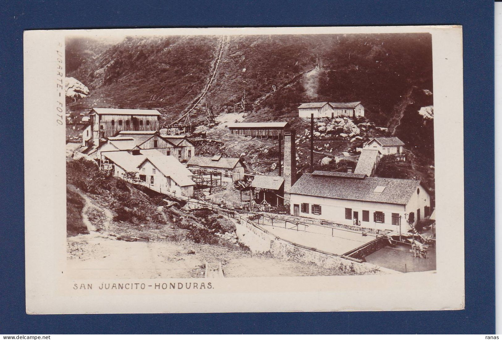 CPA Honduras San Juancito Carte Photo Non Circulée - Honduras