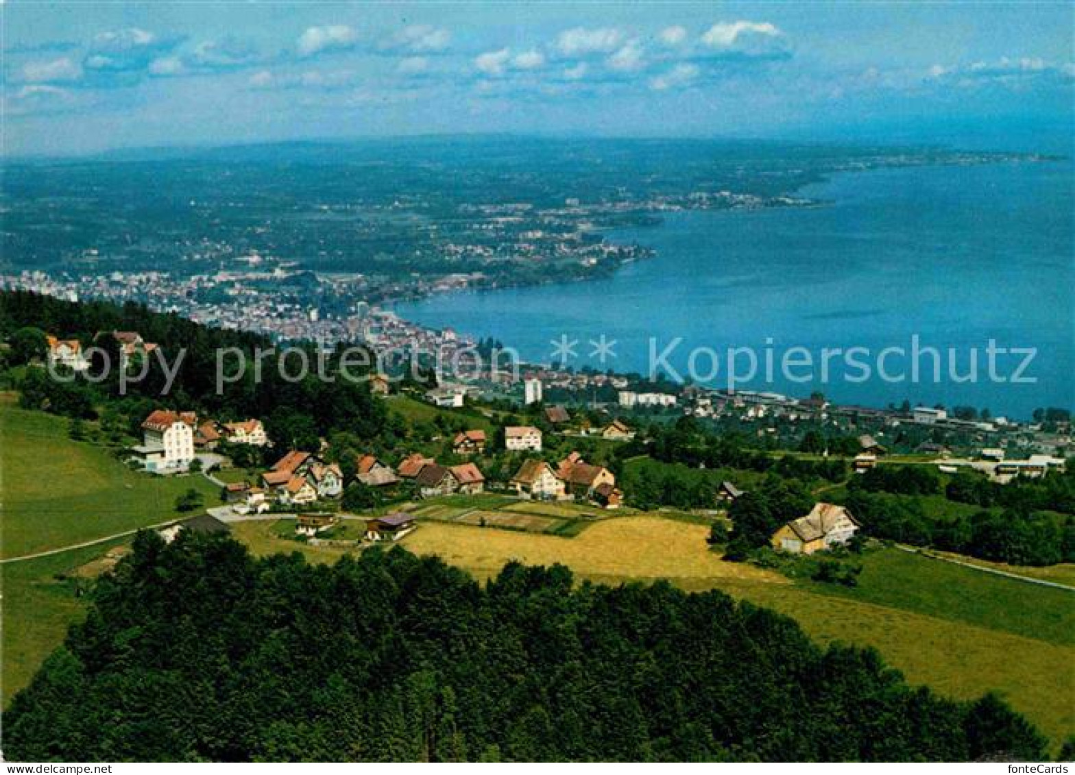 12815314 Wienacht-Tobel Fliegeraufnahme Bodensee Rorschach Arbon Romanshorn  Wie - Andere & Zonder Classificatie