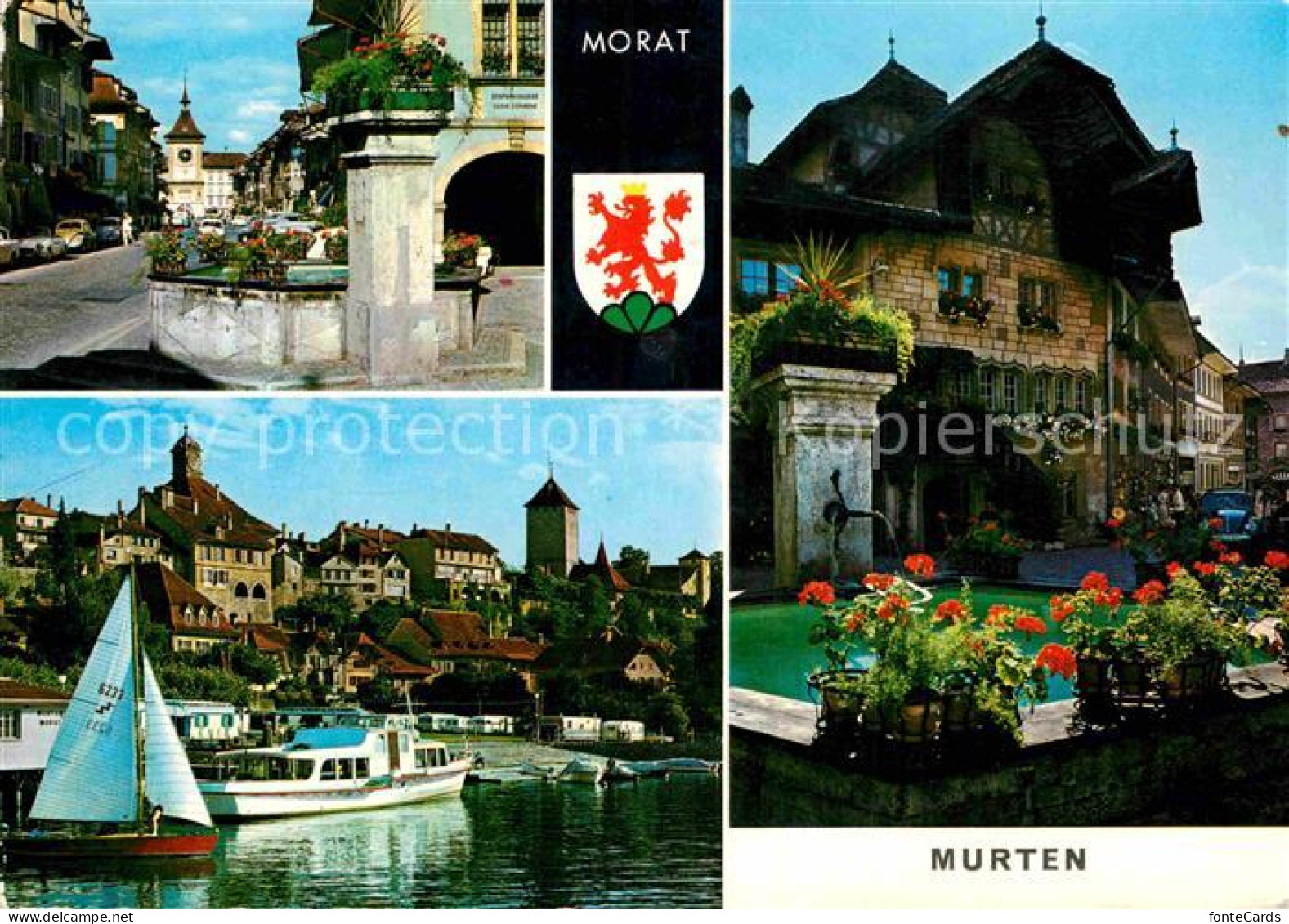 12814508 Murten Morat Ortsmotive Hafenpartie Murten - Autres & Non Classés