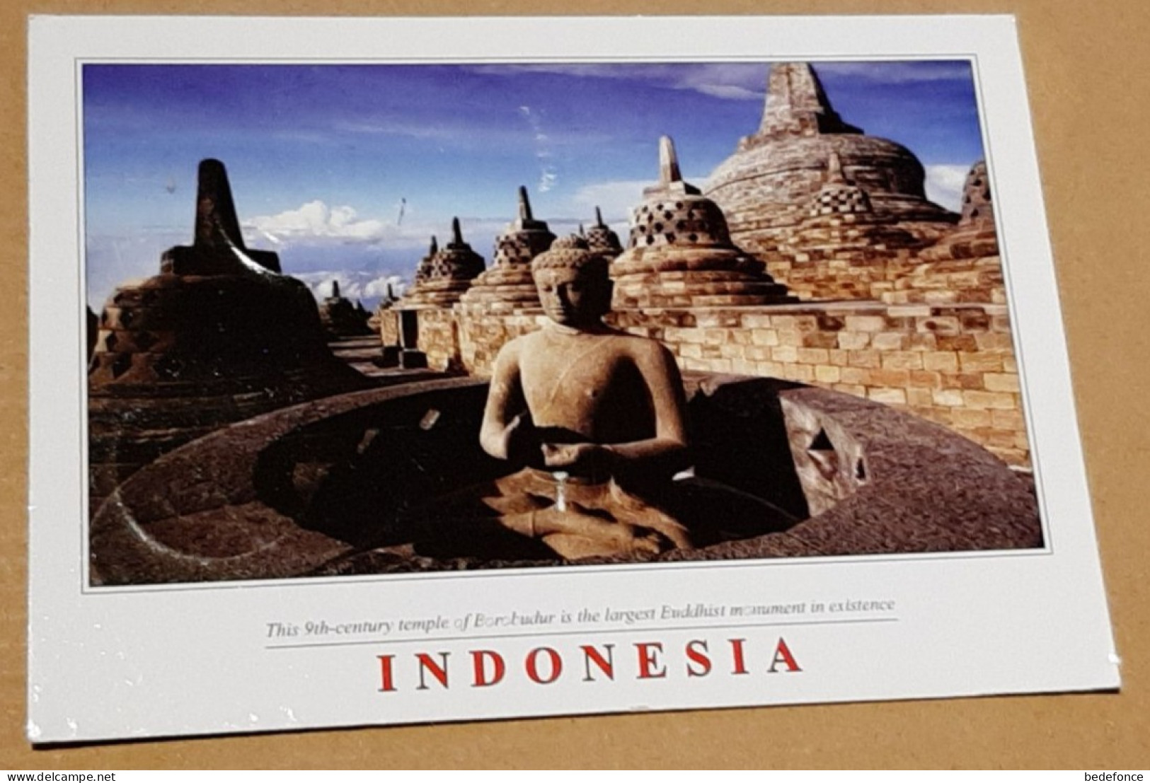 Carte Postale - Indonésie - Borobudur - Temple Bouddha - Circulé En 2019 - Indonesien