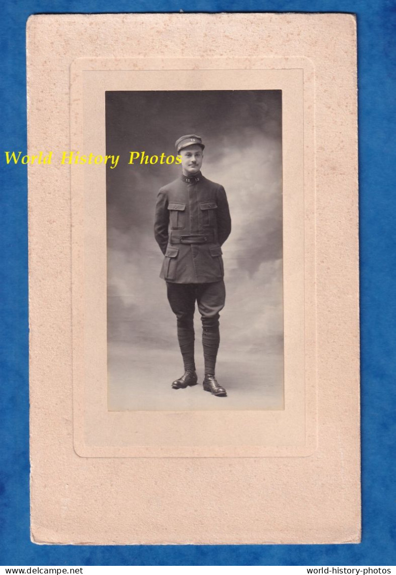 Photo Ancienne - PARIS - Beau Portrait Studio Poilu Du 13e Régiment - Voir Képi & Uniforme 1914 1918 WW1 Soldat Officier - War, Military