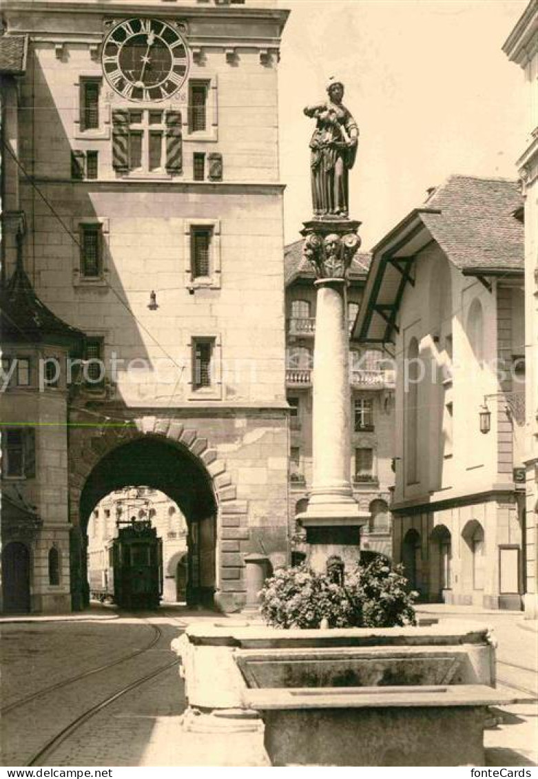 12811571 Bern BE Kaefigturm Mit Anna Seiler Brunnen Bern - Autres & Non Classés