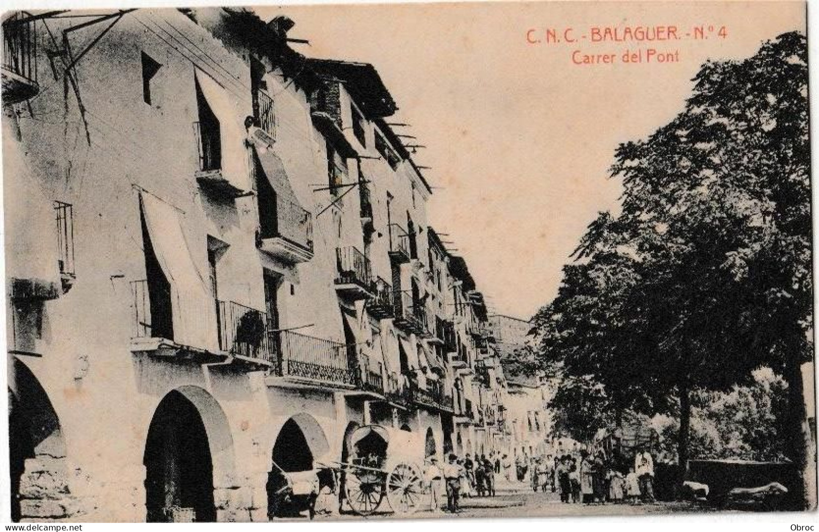 BALAGUER: Carrer Del Pont N°4 / Animada - Andere & Zonder Classificatie