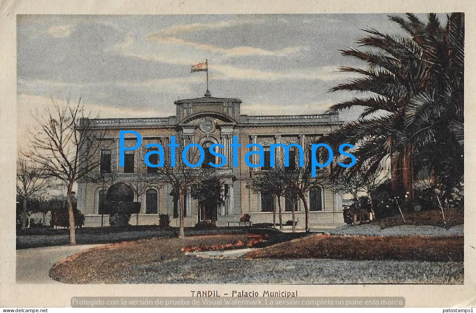 227784 ARGENTINA BUENOS AIRES TANDIL PALACIO MUNCIPAL POSTAL POSTCARD - Argentina