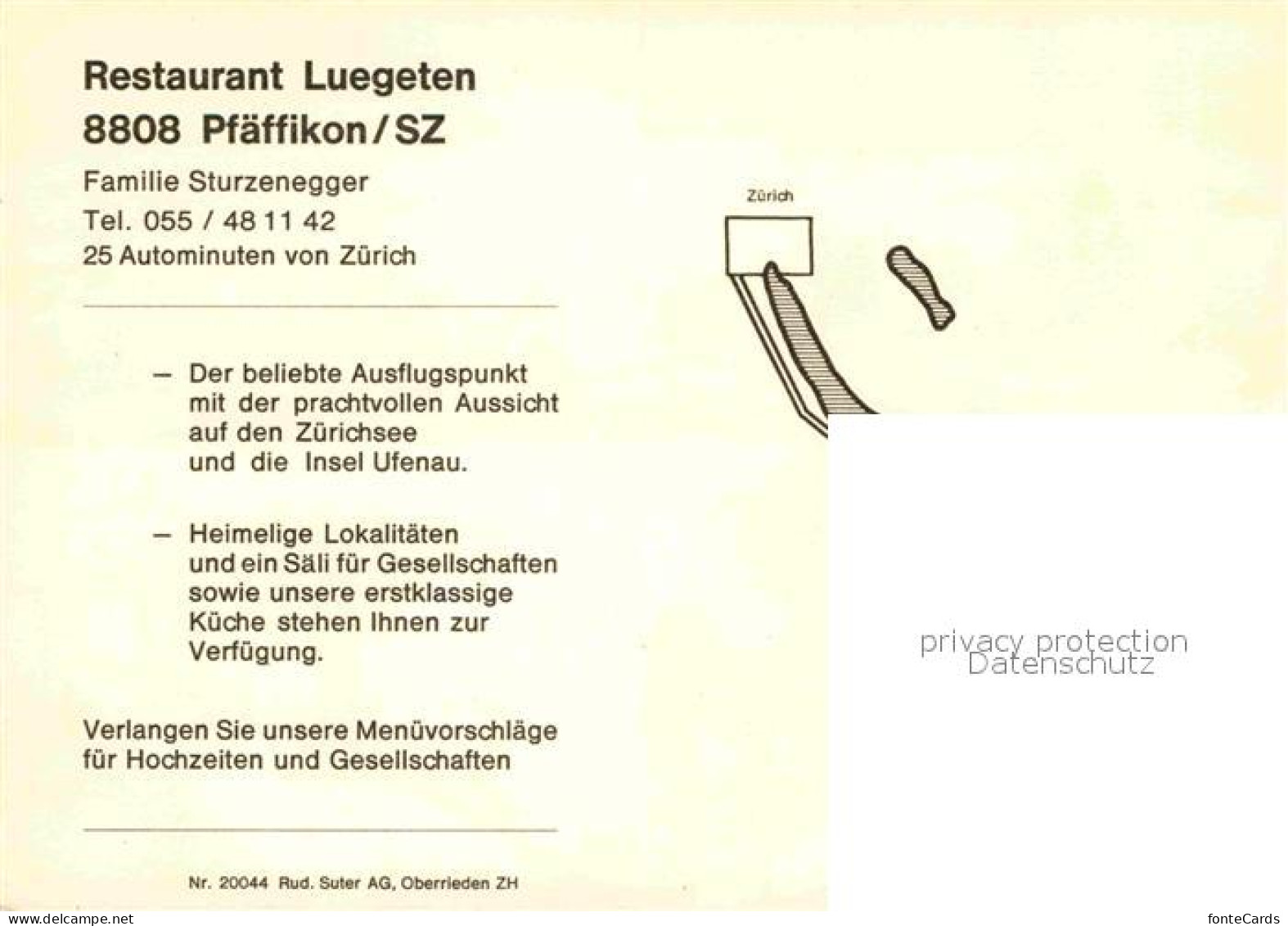 12810710 Pfaeffikon SZ Restaurant Luegeten Pfaeffikon SZ - Sonstige & Ohne Zuordnung