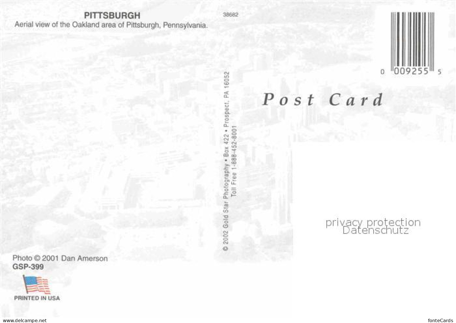 12809514 Pittsburgh Fliegeraufnahme Oakland Area  Pittsburgh - Other & Unclassified