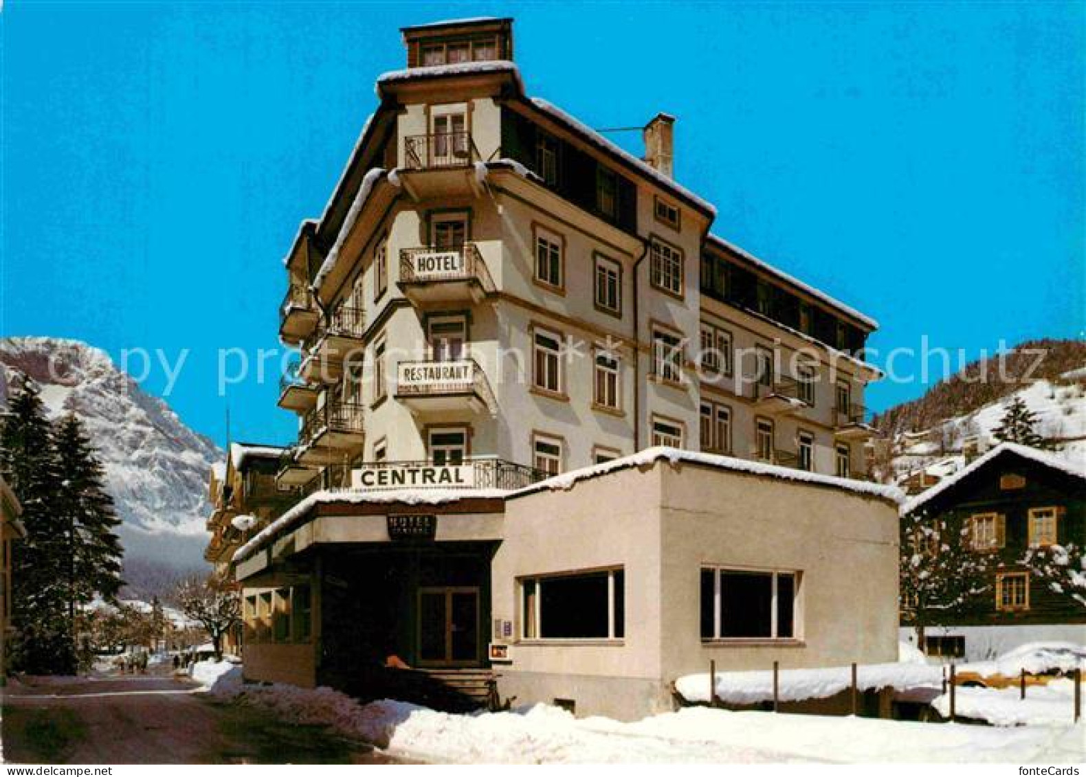 12806181 Engelberg OW Hotel Central  Engelberg - Autres & Non Classés