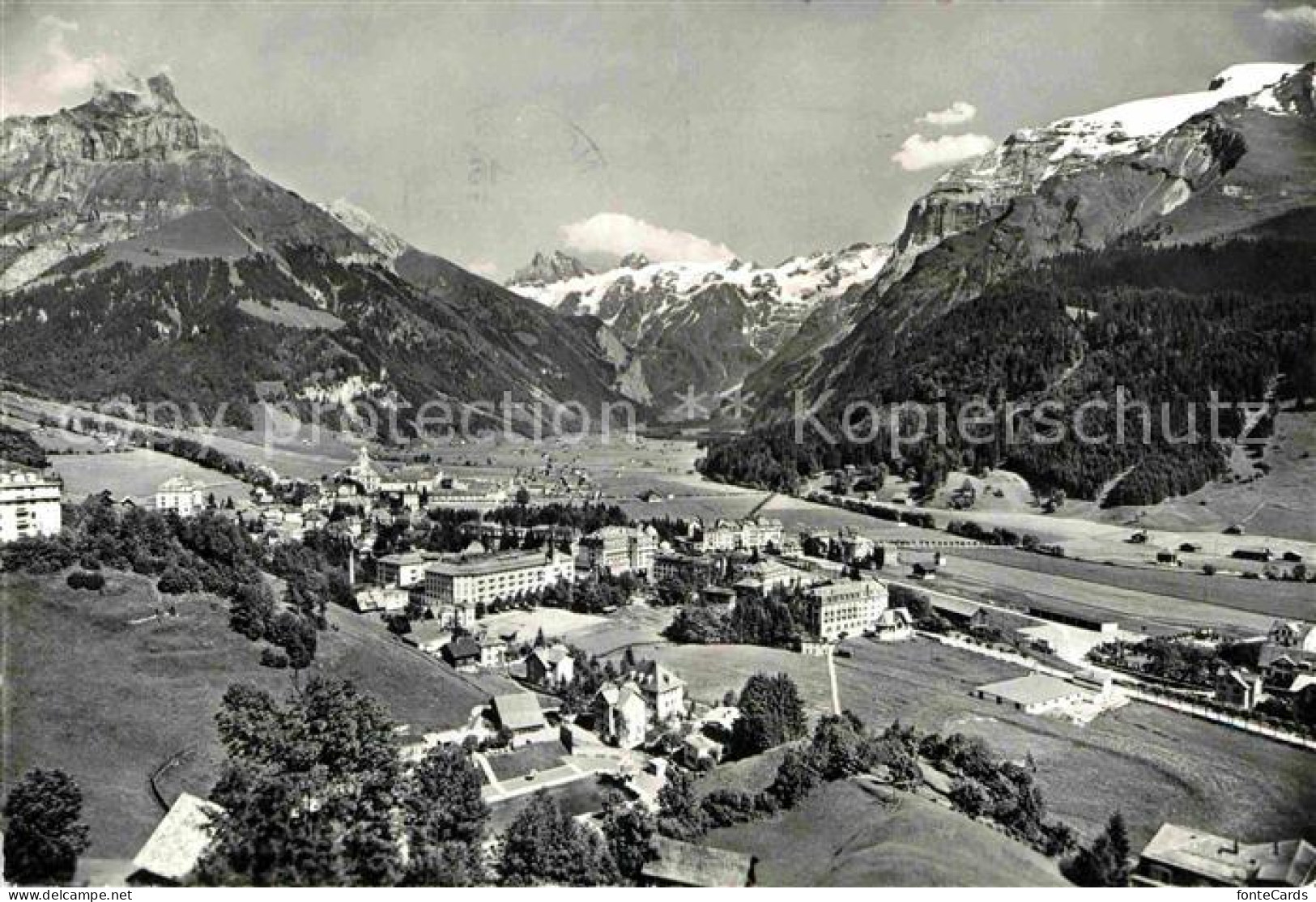 12805723 Engelberg OW Mit Titlis Spannoerter Und Hahnen Urner Alpen Engelberg - Autres & Non Classés