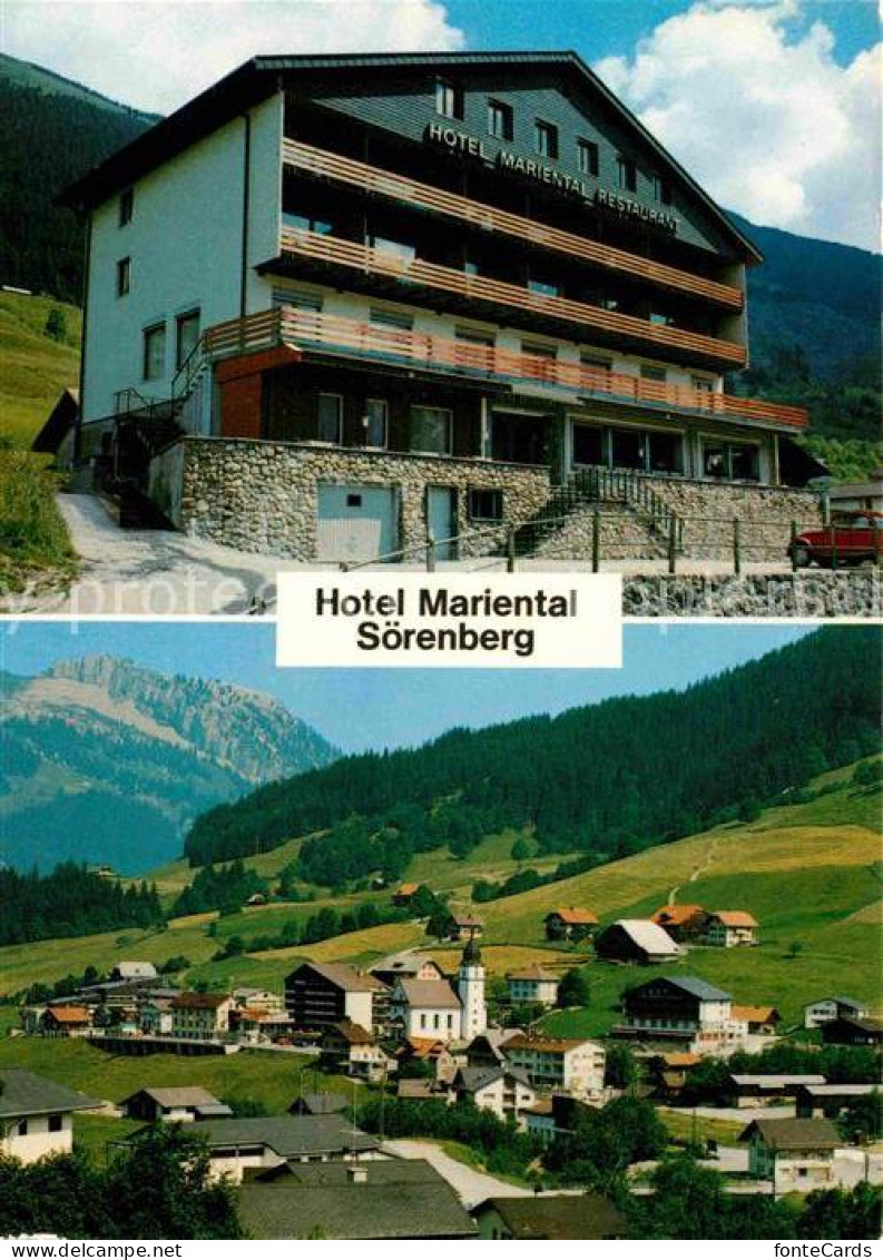 12802661 Soerenberg LU Hotel Mariental Fliegeraufnahme Soerenberg - Sonstige & Ohne Zuordnung