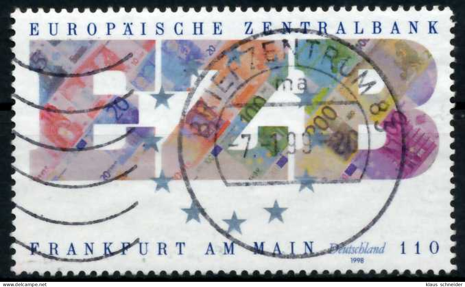 BRD BUND 1998 Nr 2000 Zentrisch Gestempelt X6C8E76 - Used Stamps