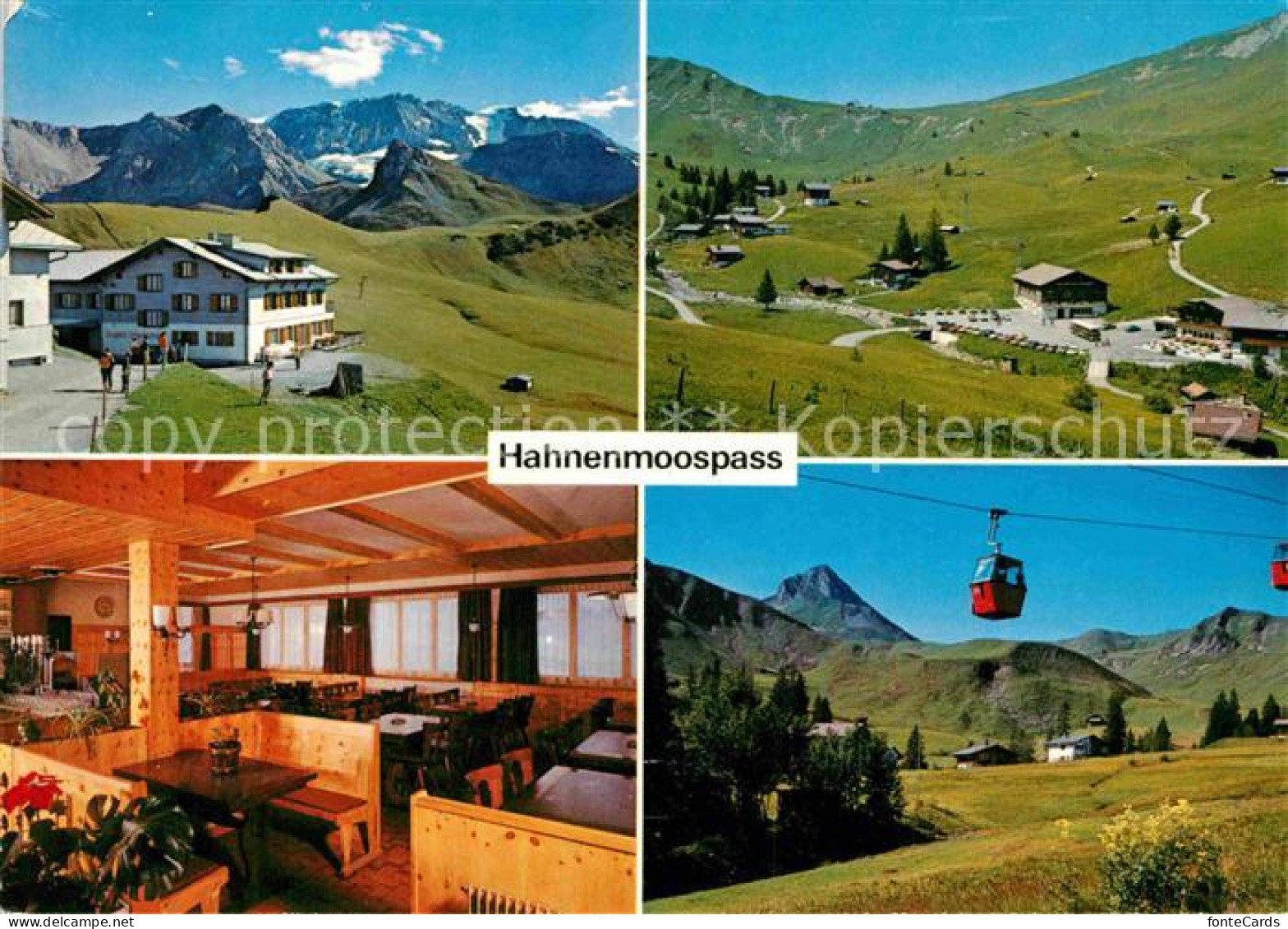 12800728 Adelboden Berghotel Hahnenmoospass Gondelbahn Restaurant Geils Hahnenmo - Andere & Zonder Classificatie