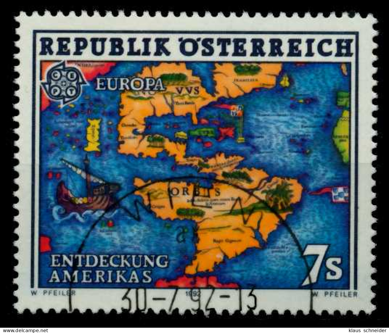 ÖSTERREICH 1992 Nr 2062 Zentrisch Gestempelt S5C832A - Usati