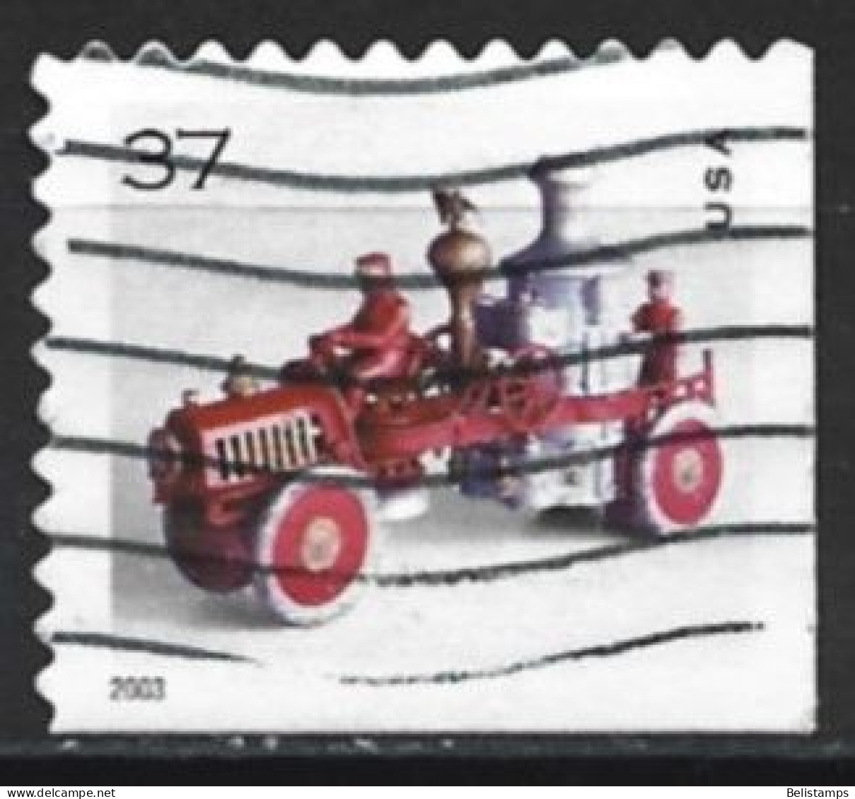 United States 2002. Scott #3629 (U) Toy Fire Truck - Used Stamps