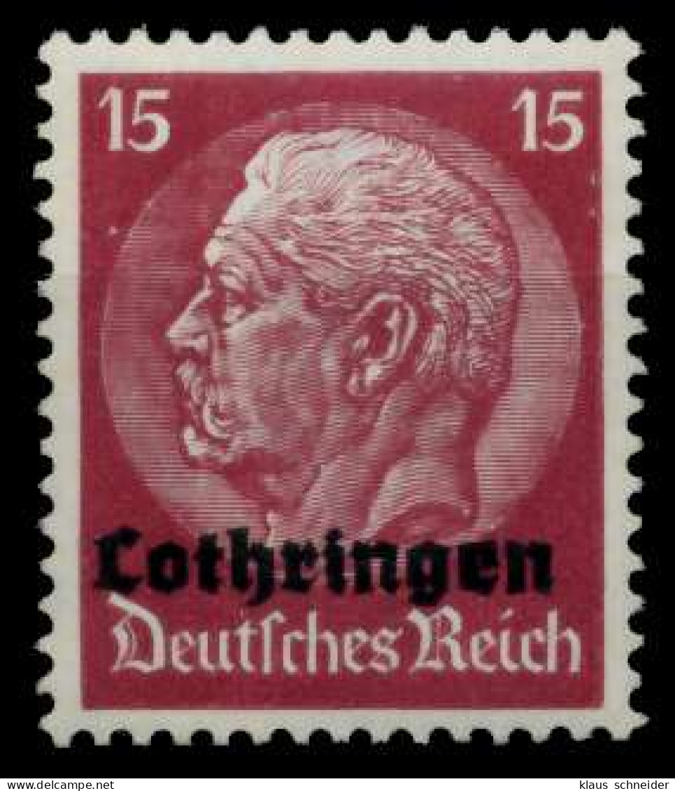 BES. 2WK LOTHRINGEN Nr 8 Postfrisch X70A4F6 - Bezetting 1938-45