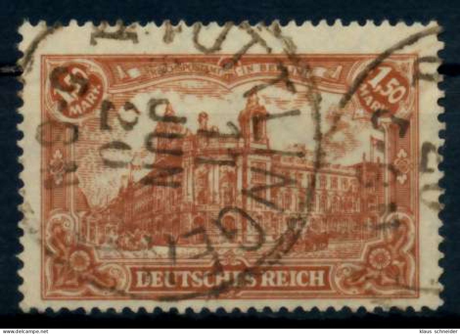 D-REICH INFLA Nr 114b Gestempelt Gepr. X71BA9A - Used Stamps