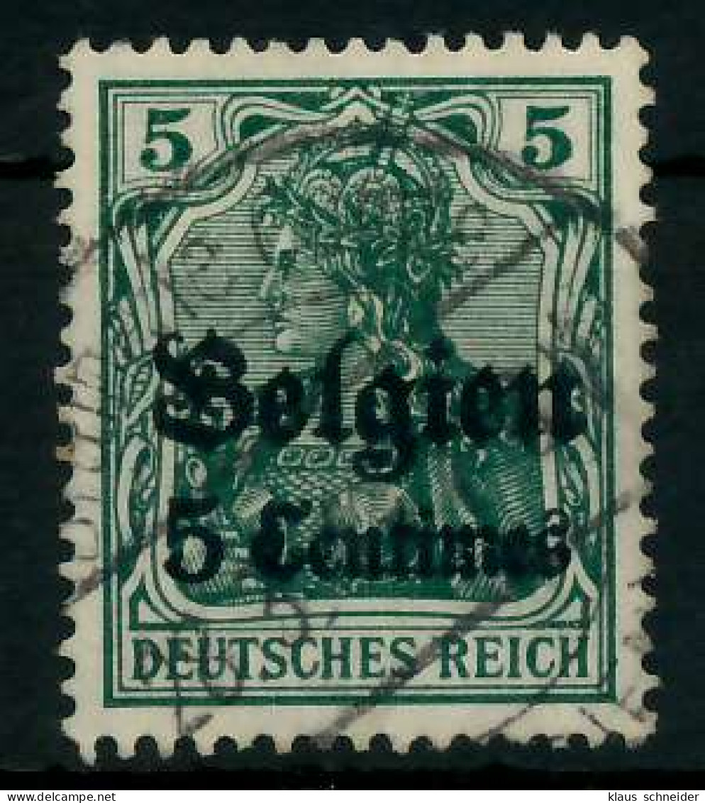 BES 1WK LP BELGIEN Nr 2 Gestempelt X77B1D6 - Occupation 1914-18