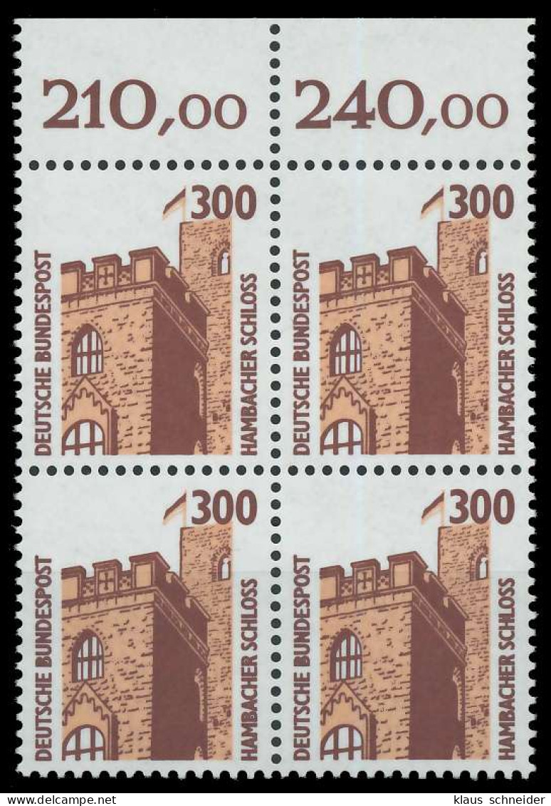 BRD DS SEHENSW Nr 1348u Postfrisch VIERERBLOCK ORA X7CFE66 - Unused Stamps