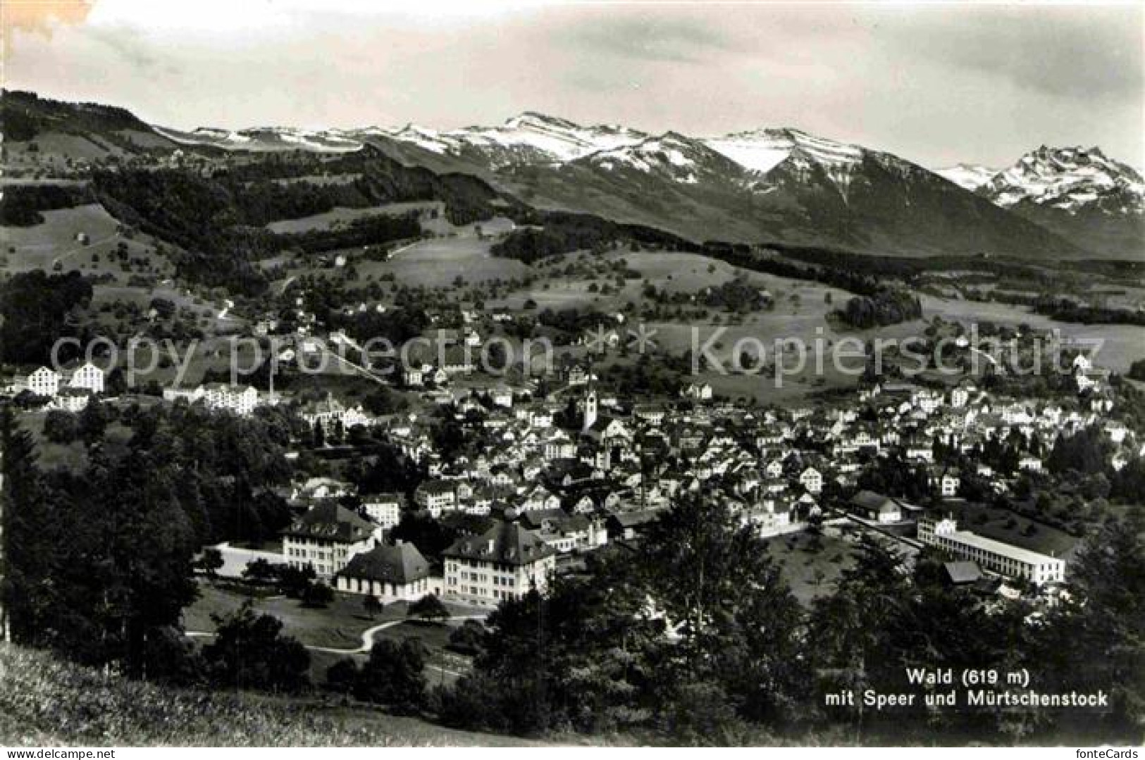 12796994 Wald AR Vorderland Mit Speer Und Muertschenstock  - Altri & Non Classificati