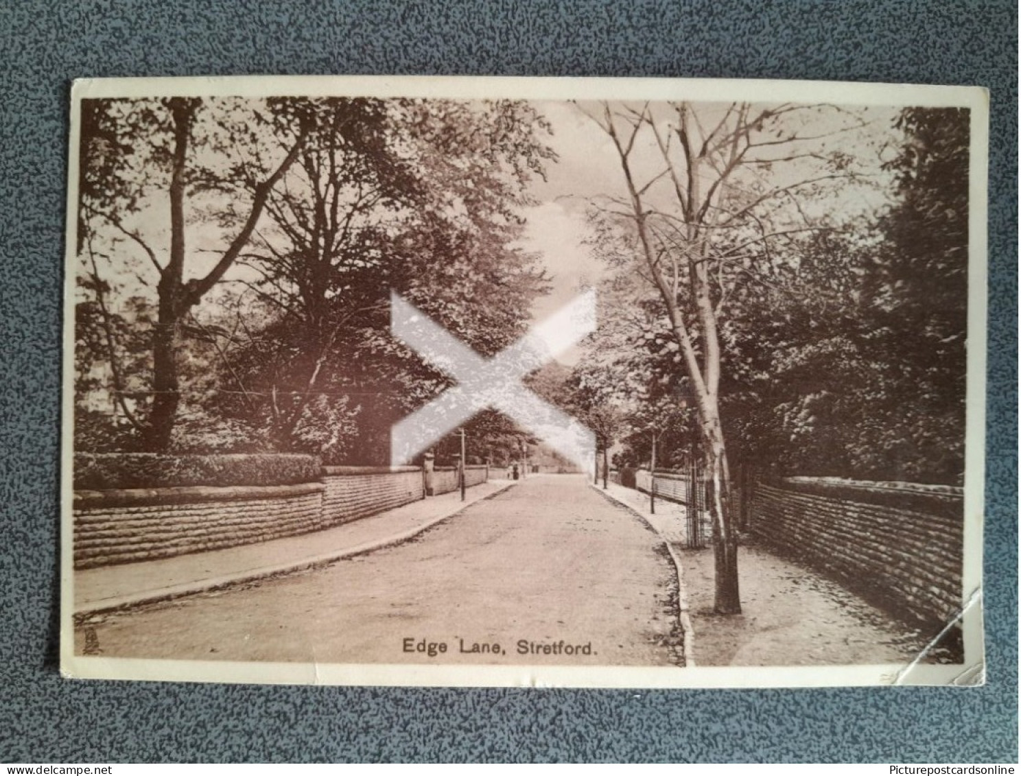 STRETFORD EDGE LANE OLD R/P POSTCARD LANCASHIRE - Sonstige & Ohne Zuordnung