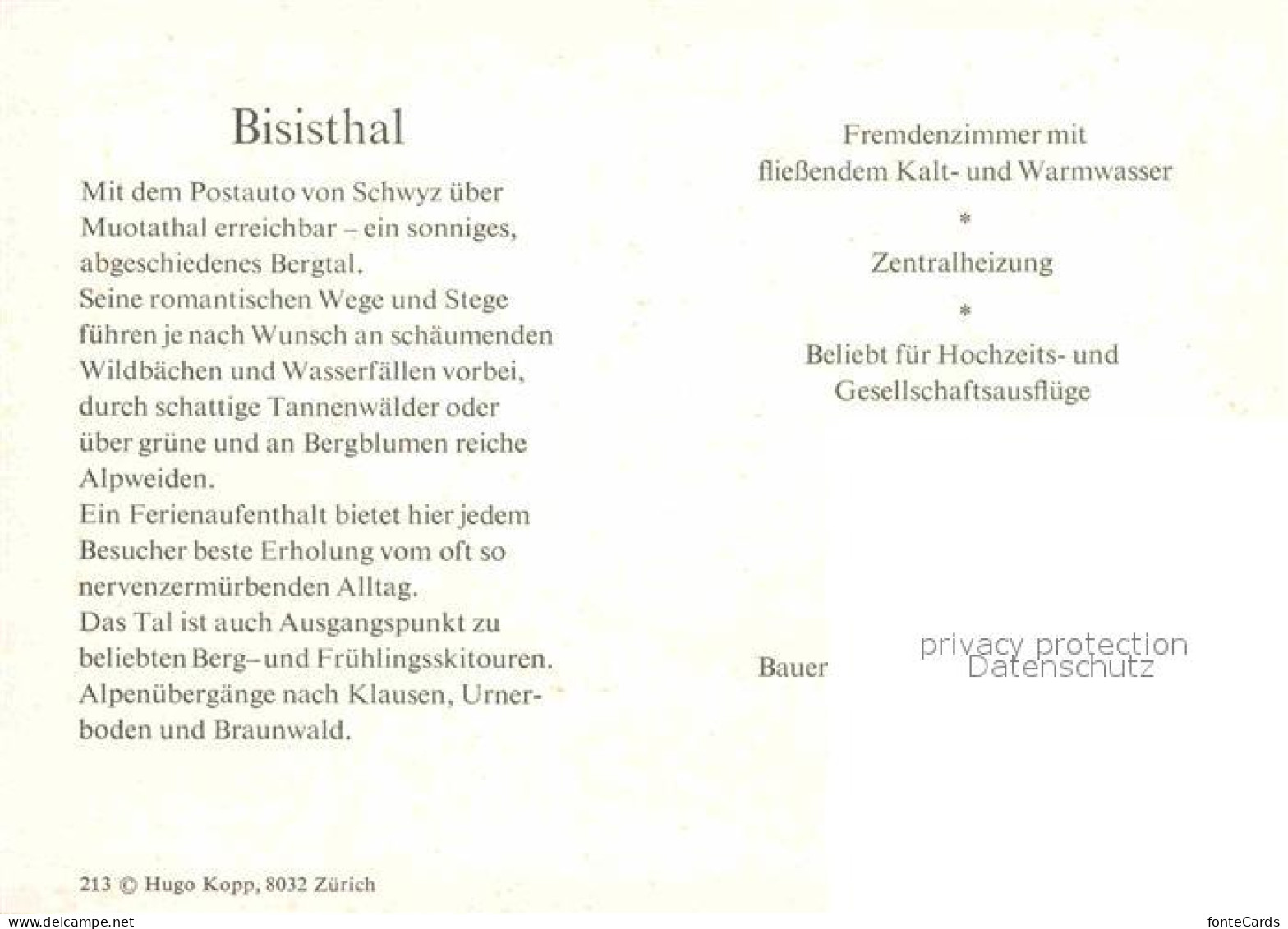 12796672 Bisisthal Gasthof Schoenenboden See Bisisthal - Autres & Non Classés
