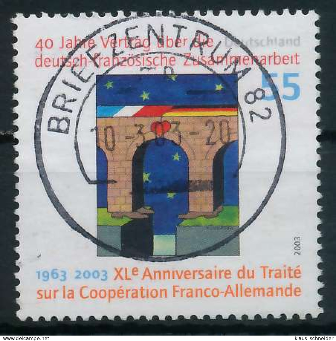 BRD BUND 2003 Nr 2311I Zentrisch Gestempelt X84A66A - Gebraucht