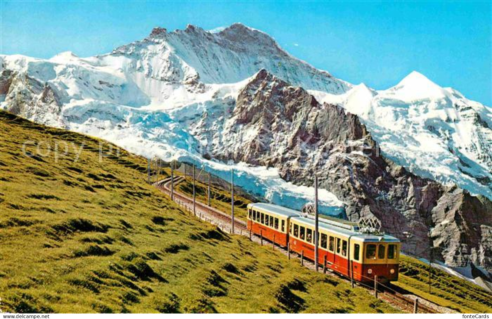 12795748 Jungfraubahn Kleine Scheidegg Jungfrau Silberhorn  Jungfraubahn - Andere & Zonder Classificatie