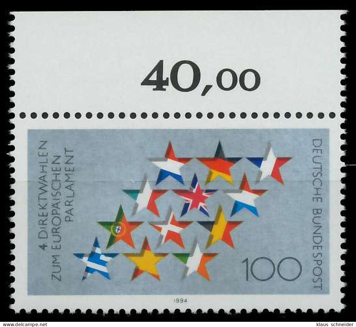 BRD BUND 1994 Nr 1724 Postfrisch ORA S77D6A6 - Ungebraucht