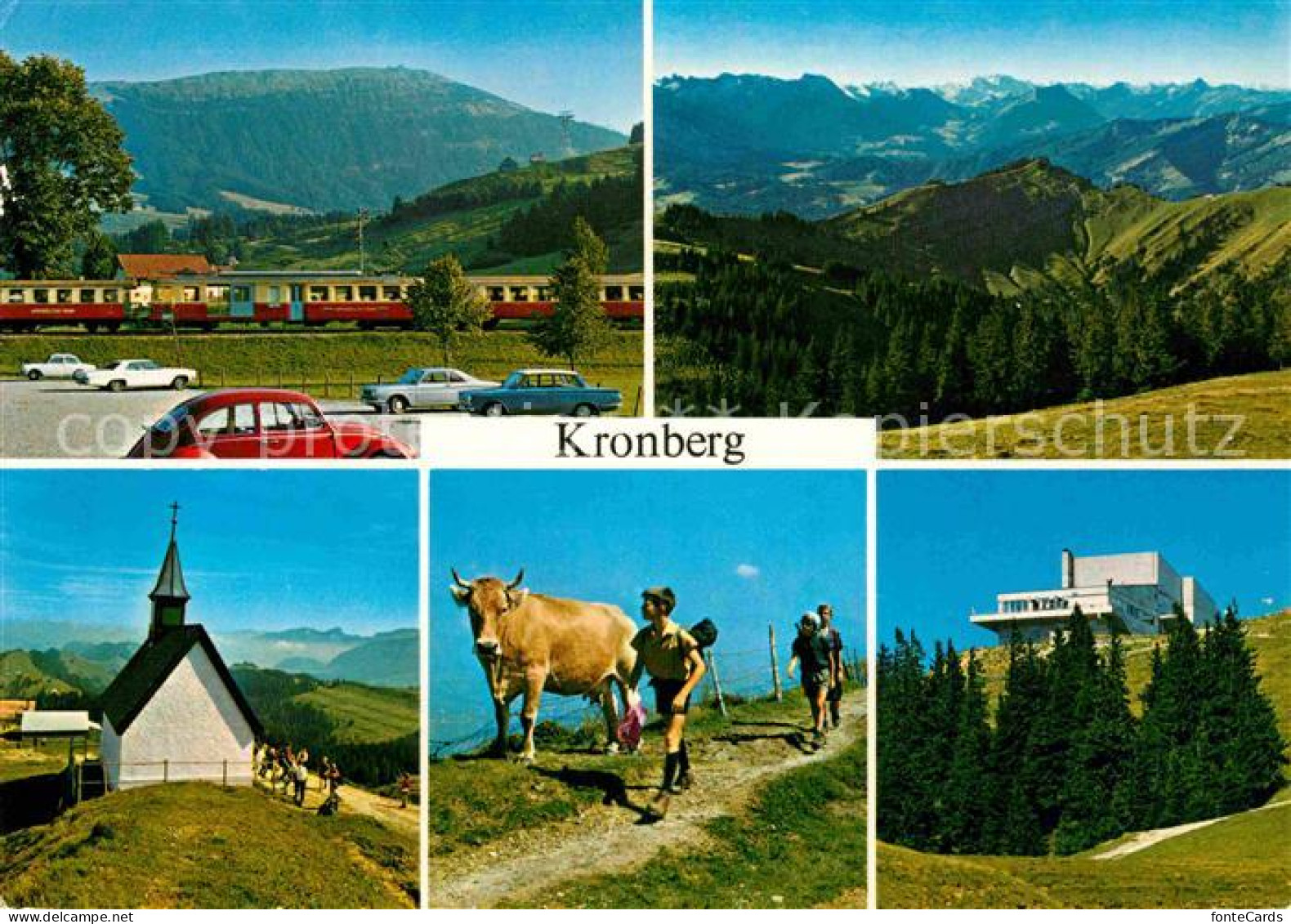 12793562 Gonten Luftseilbahn Jakobsbahn Kronberg Bergstation Bergwandern Kapelle - Altri & Non Classificati