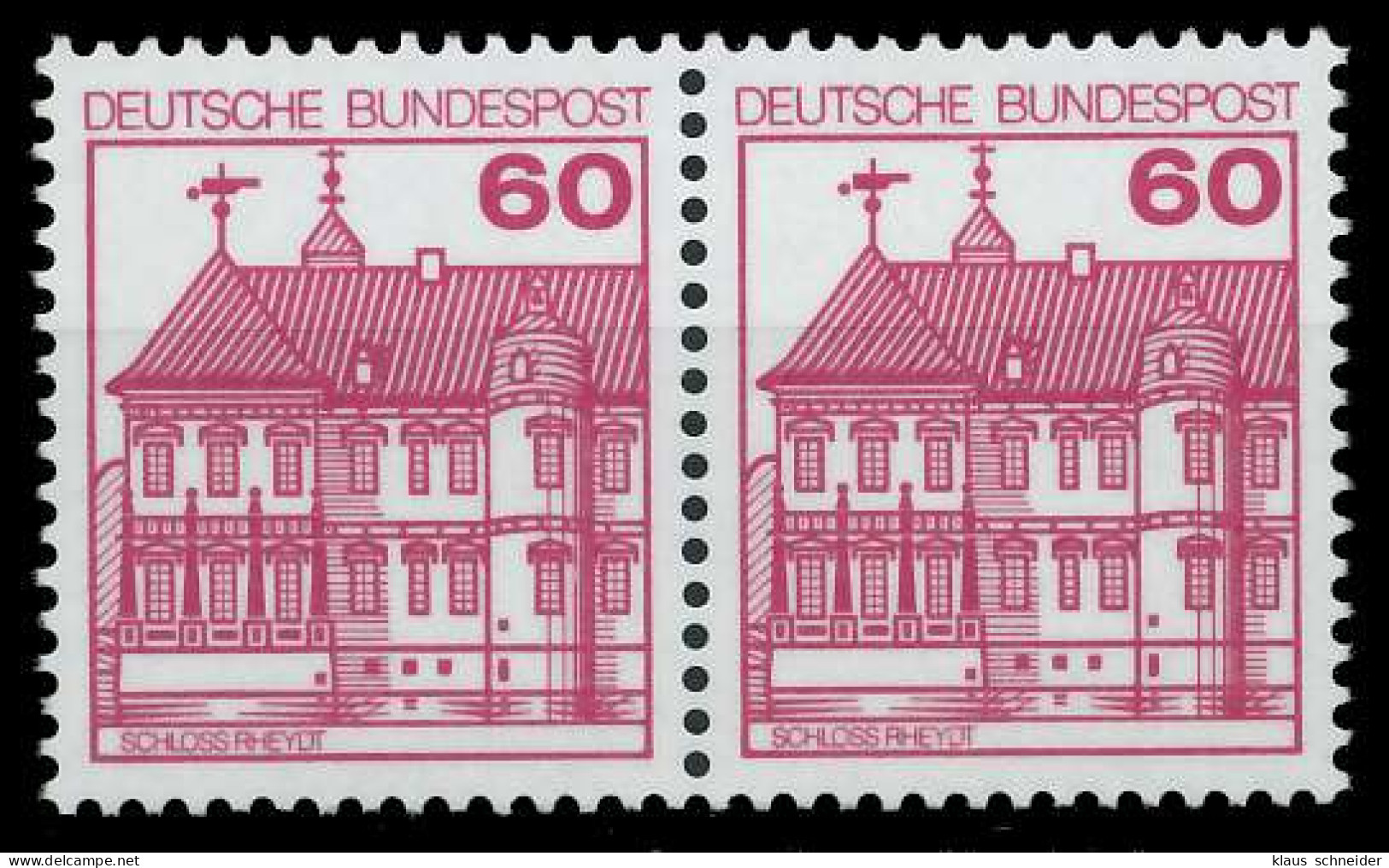 BRD DS BURGEN U. SCHLÖSSER Nr 1028 Postfrisch WAAGR PAA X92BA6A - Neufs