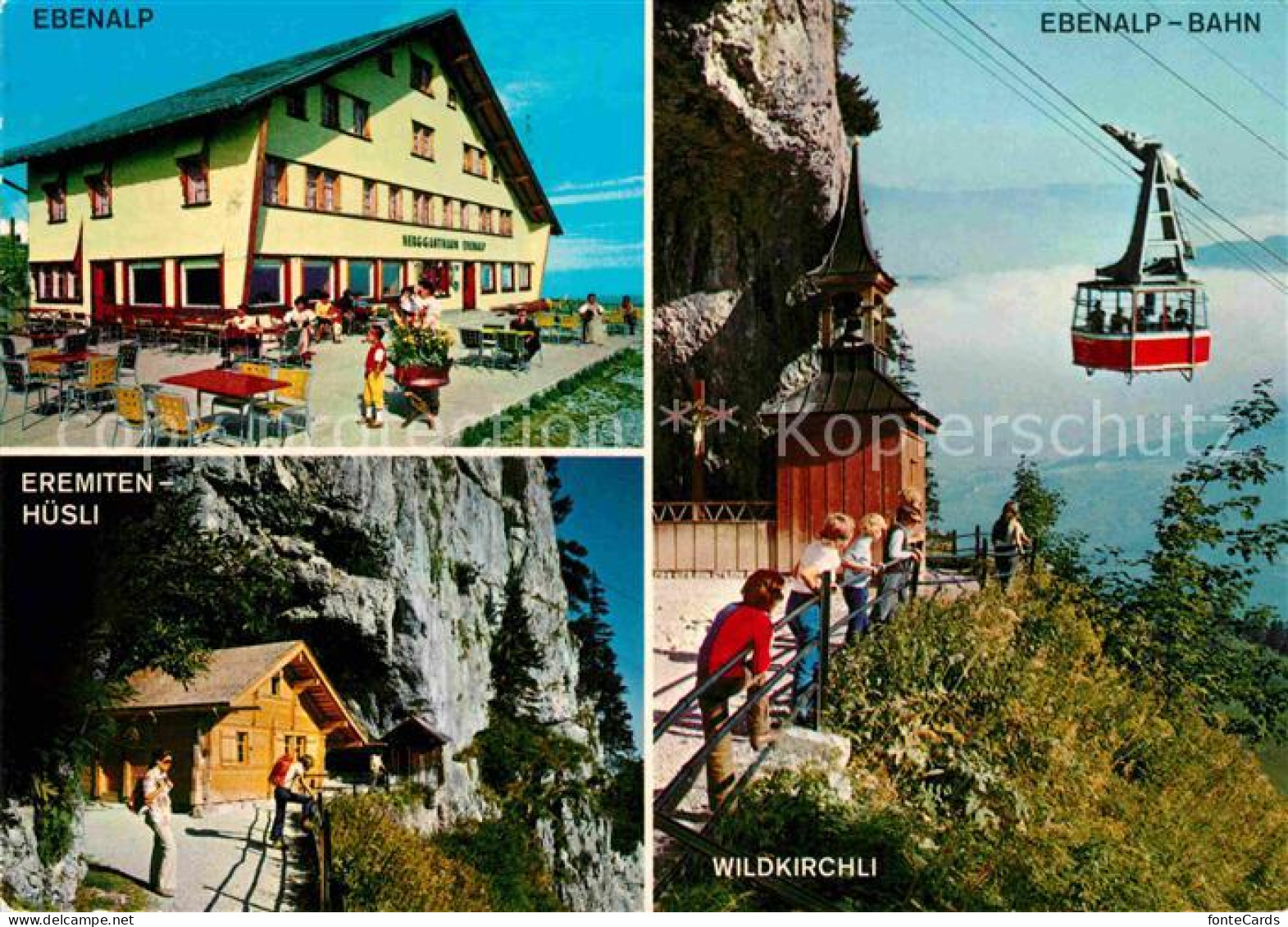 12793560 Ebenalp Berggasthaus Bergbahn Wildkirchli Eremiten Huesli Ebenalp - Other & Unclassified