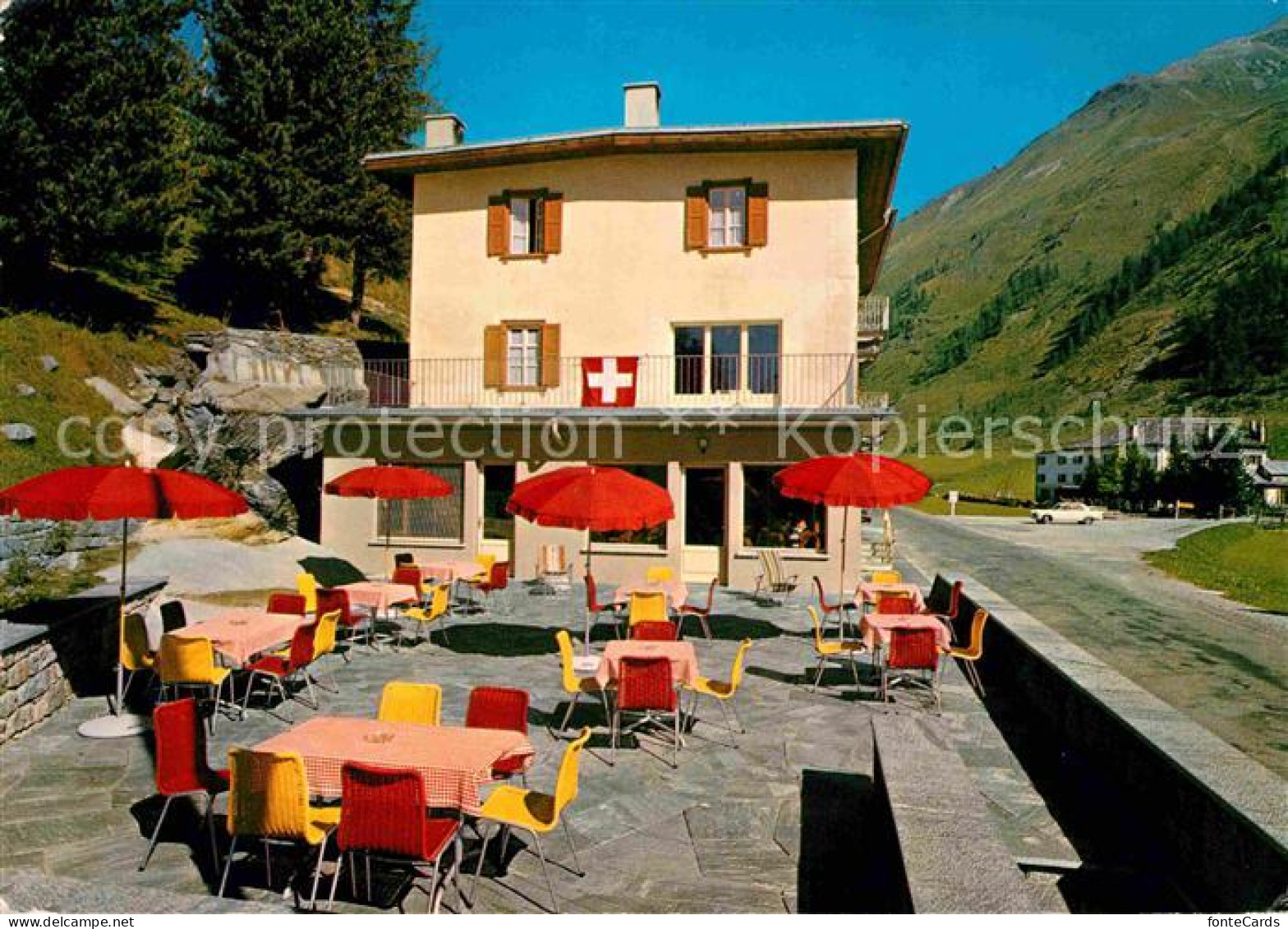 12793554 La Roesa Hotel Post Am Berninapass Terrasse La Roesa - Other & Unclassified