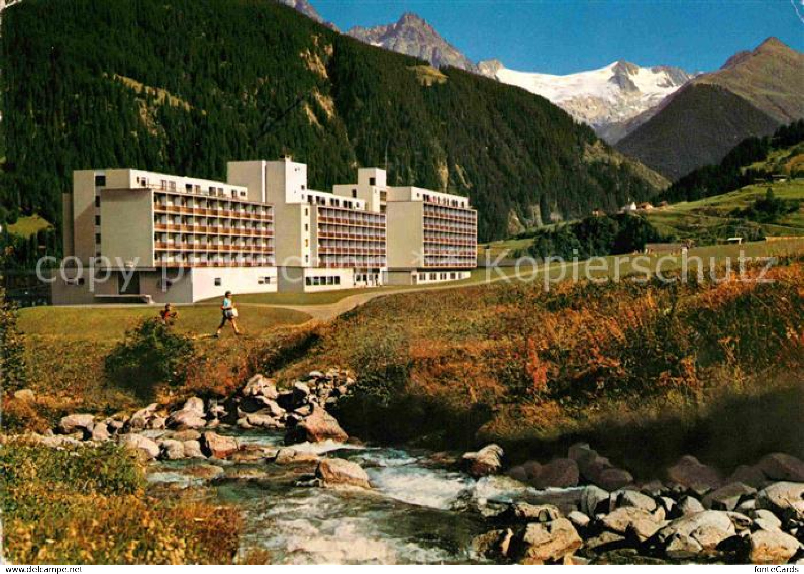 12793553 Disentis GR Hotel Acla Da Fontauna Medelsergletscher Alpen Bergbach Dis - Sonstige & Ohne Zuordnung