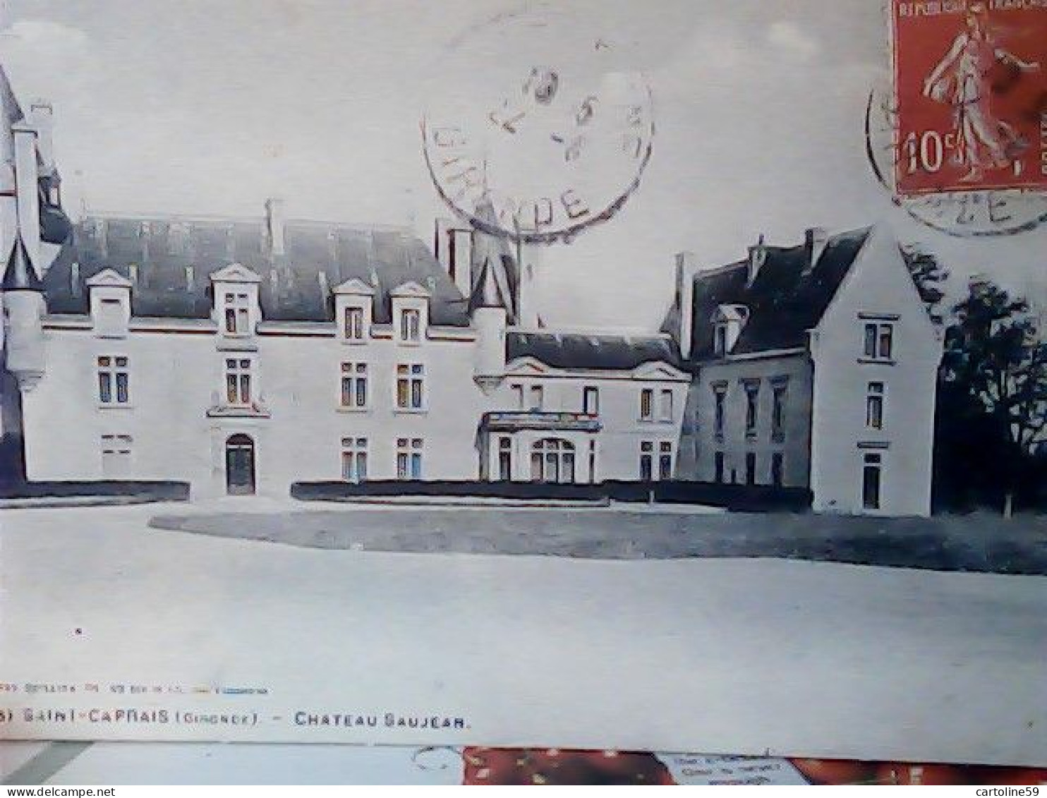 FRANCE 33 - SAINT-CAPRAIS - CHATEAU SAUJEAN  VB1923  JV6295 - Sonstige & Ohne Zuordnung