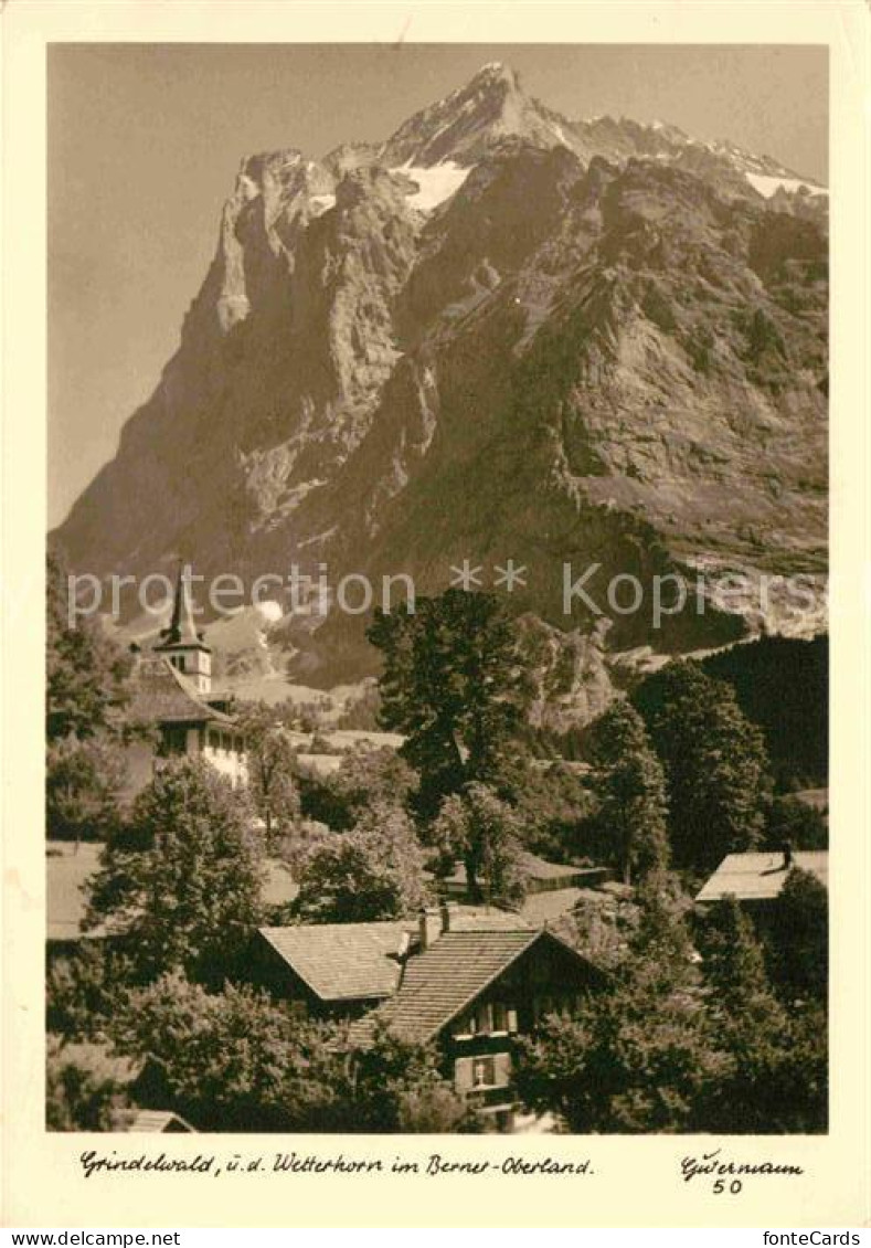 12790802 Grindelwald Wetterhorn  Grindelwald - Other & Unclassified
